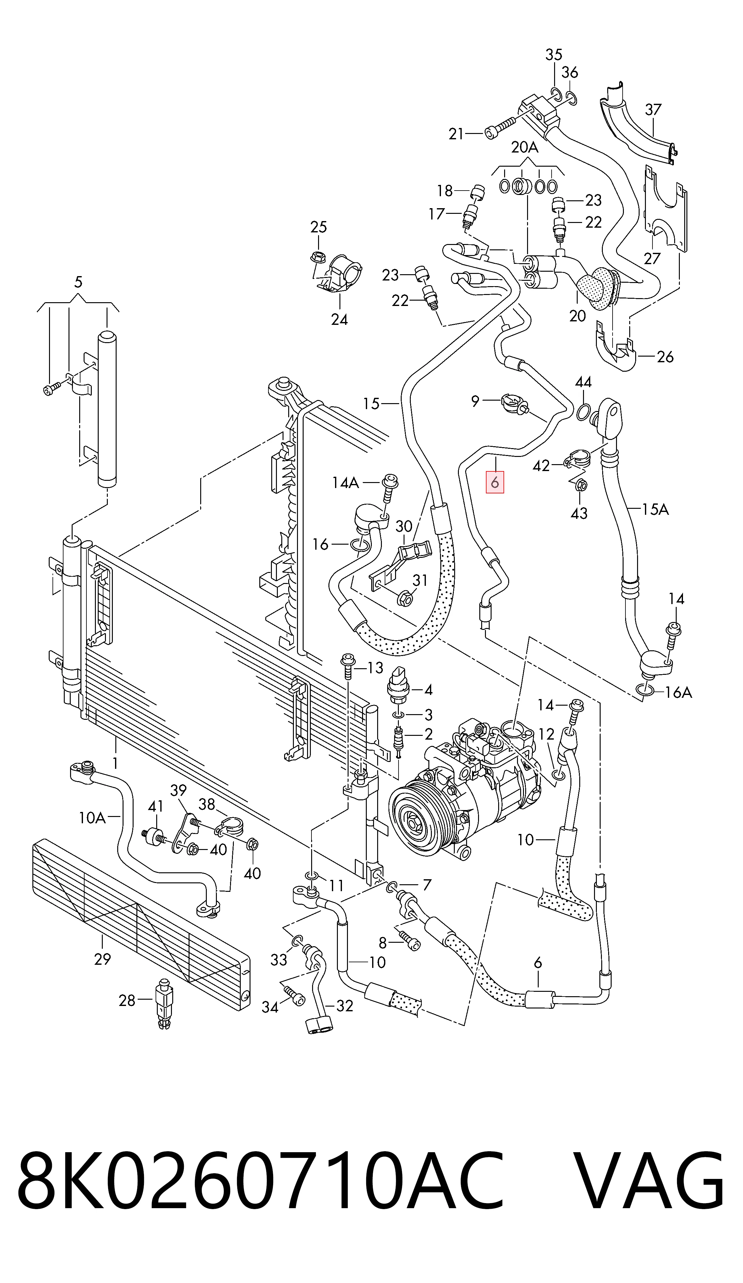8K0260710AC VAG