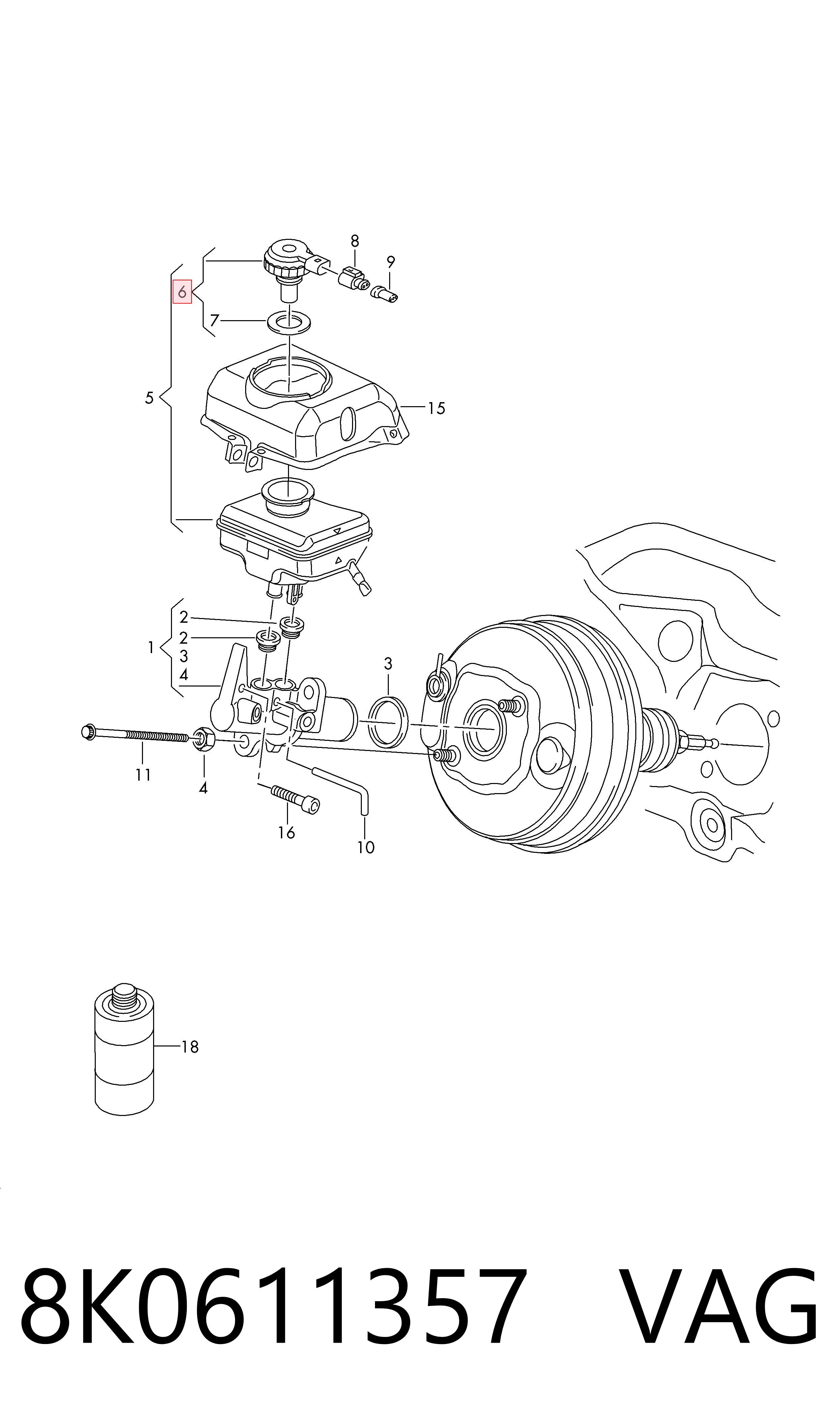 8K0611357 VAG 