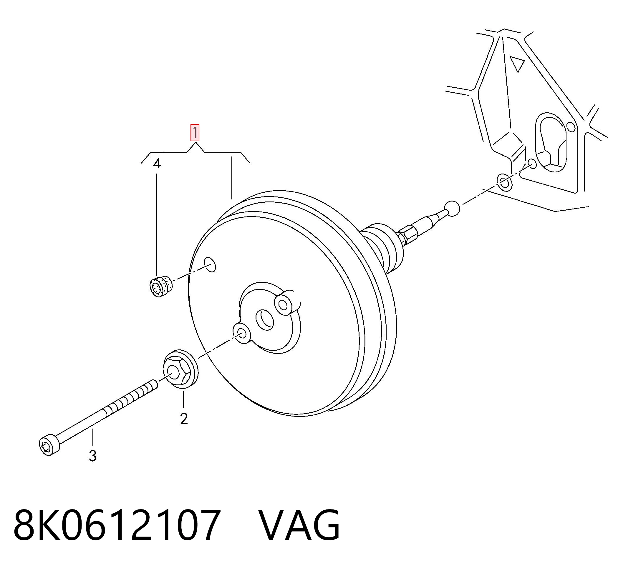 Вакуумник Audi A4 B8 седан (8K2) (2007 - 2015) цена, от 25.34 USD
