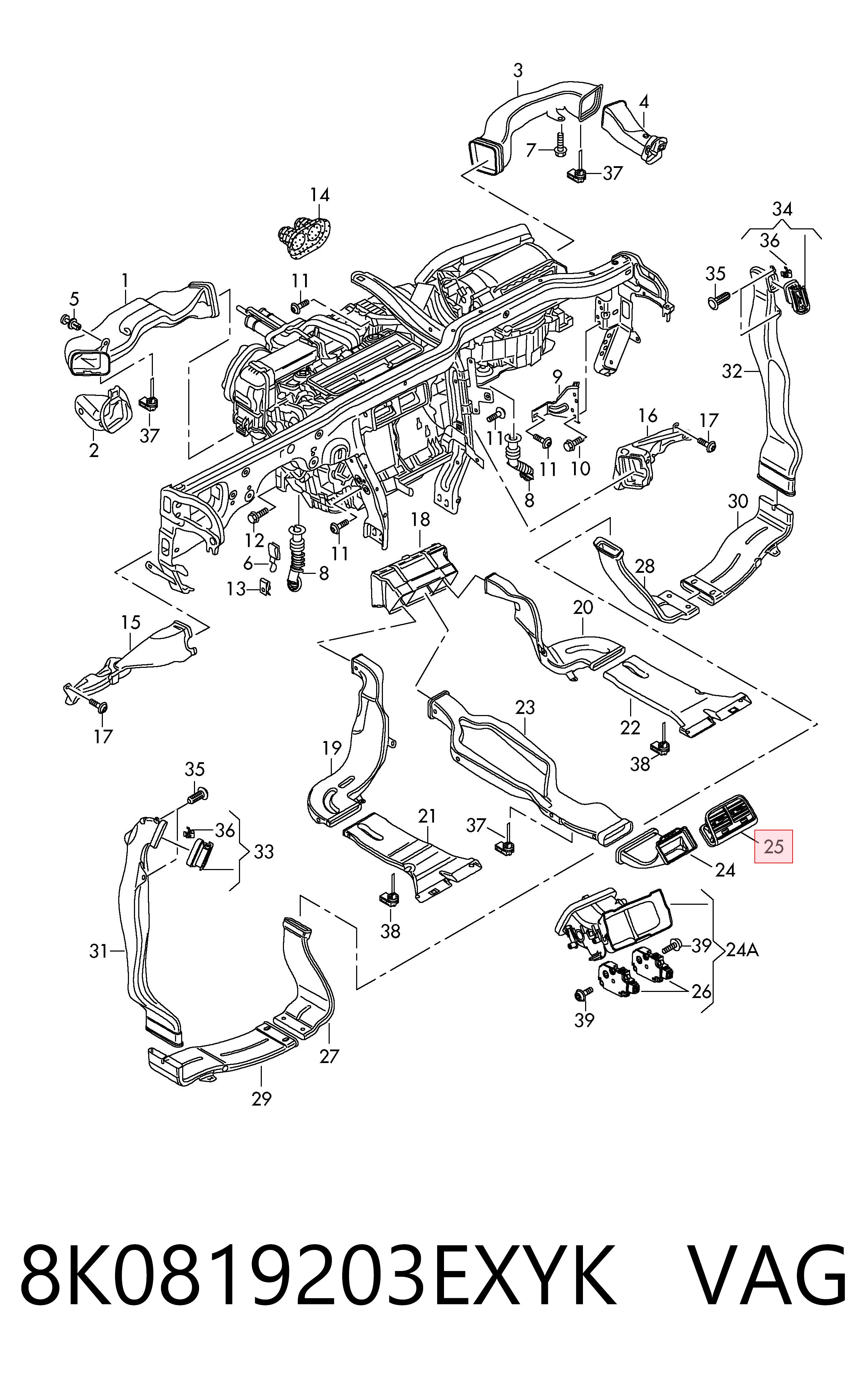 8K0819203EXYK VAG 