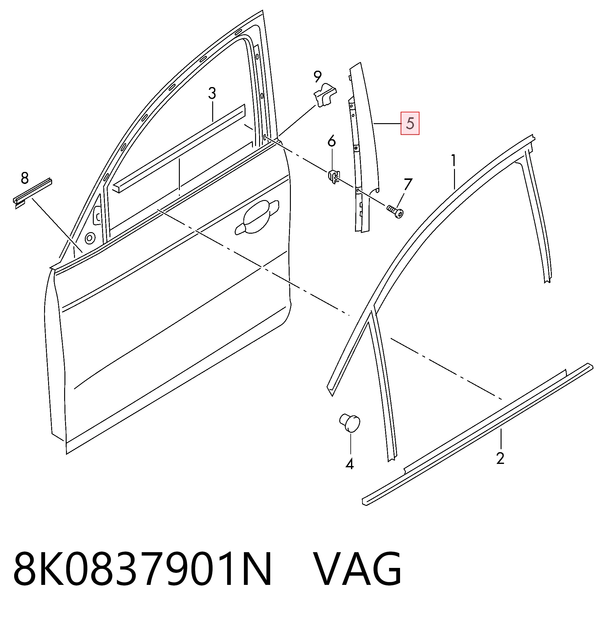 8K0837901N VAG 