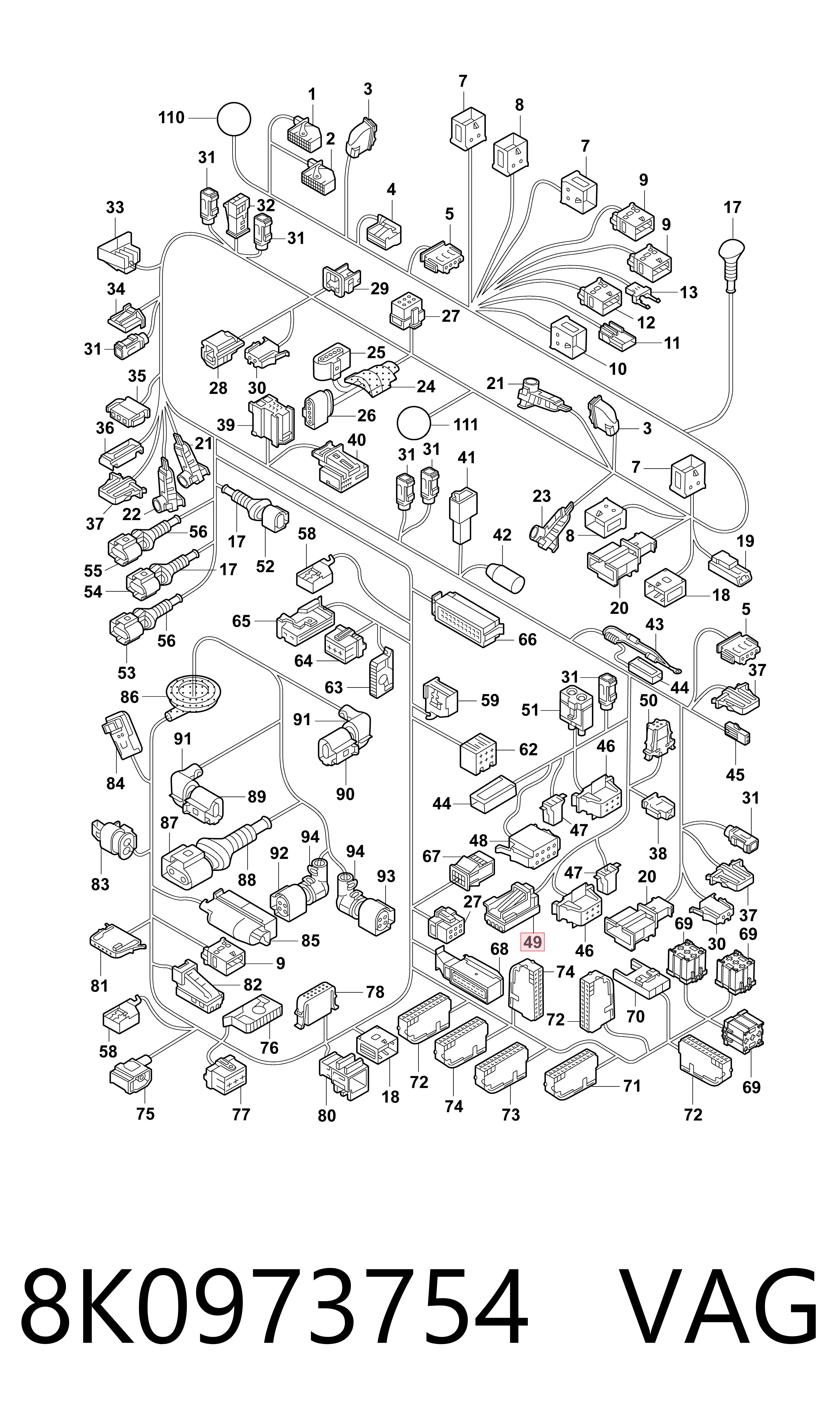 8K0973754 VAG 