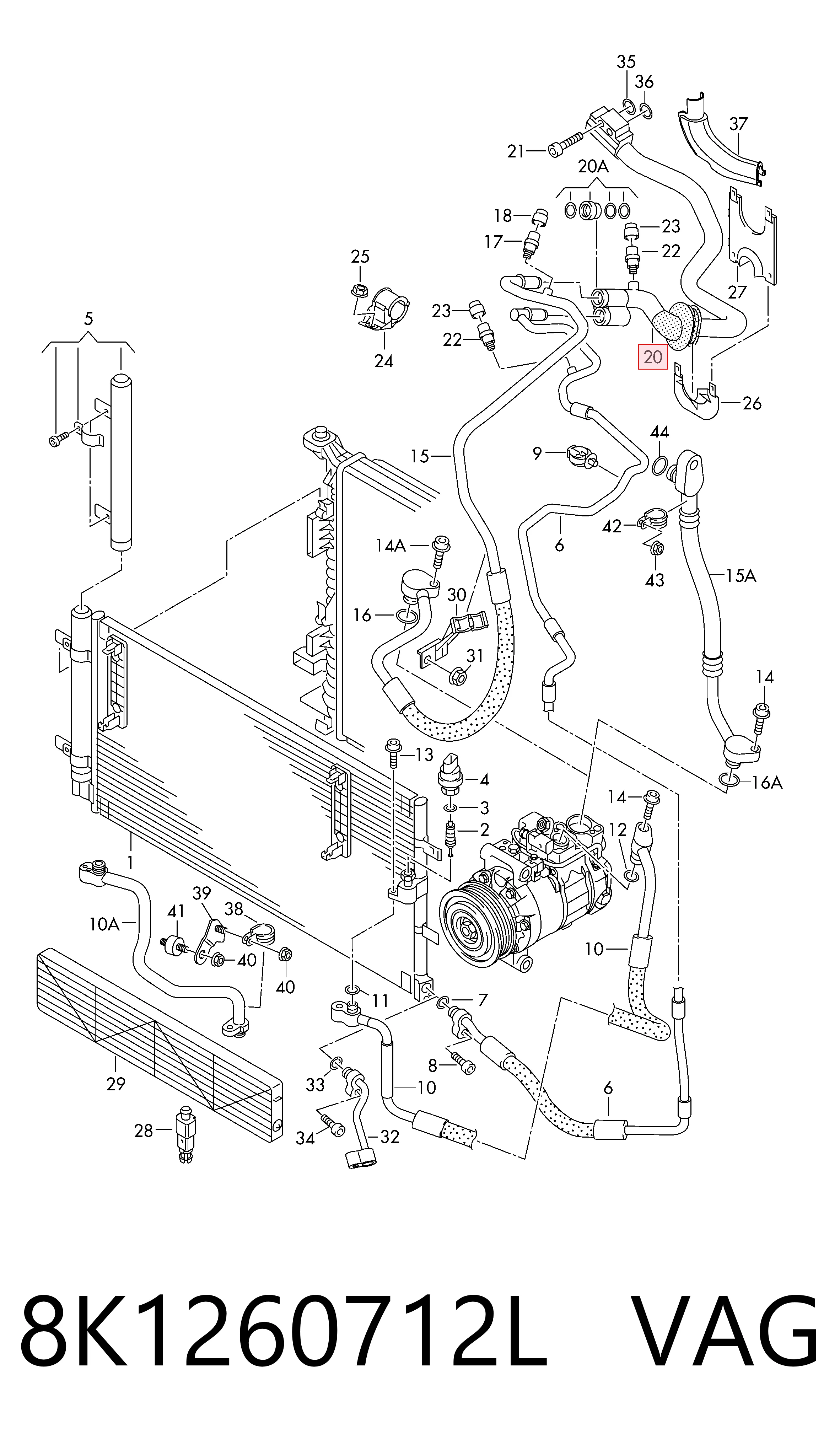 8K1260712L VAG