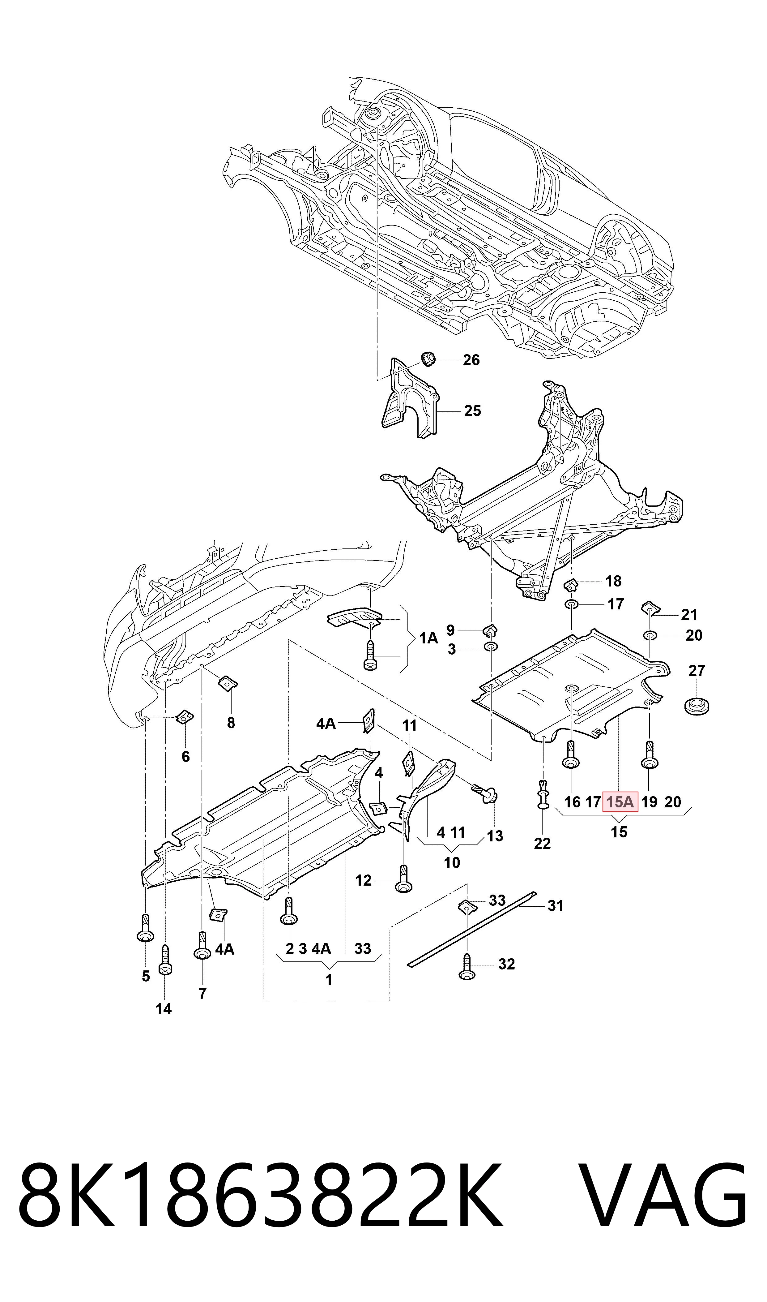 Купить CVR98391 Magneti Marelli Защита двигателя задняя