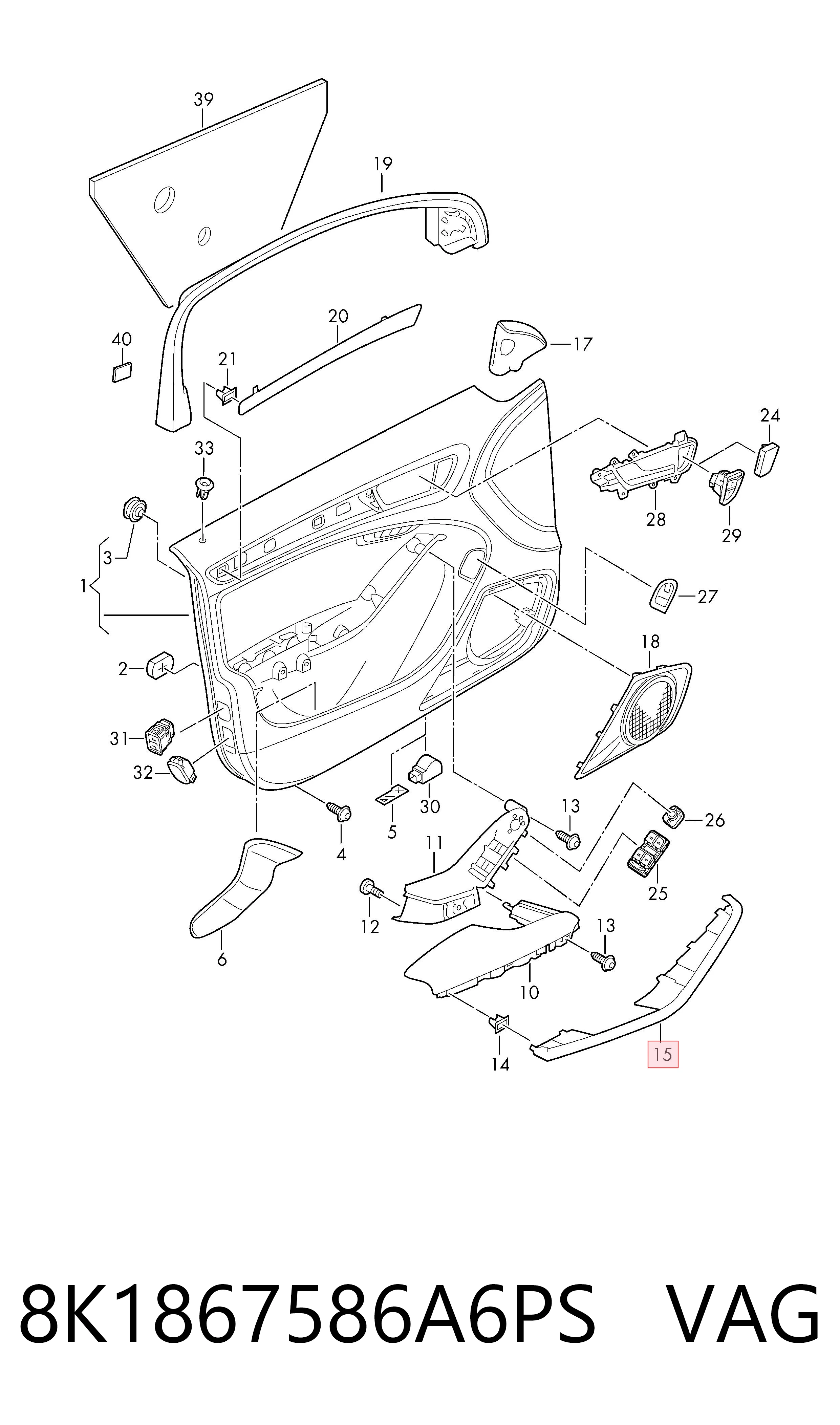 8K1867586A6PS VAG 