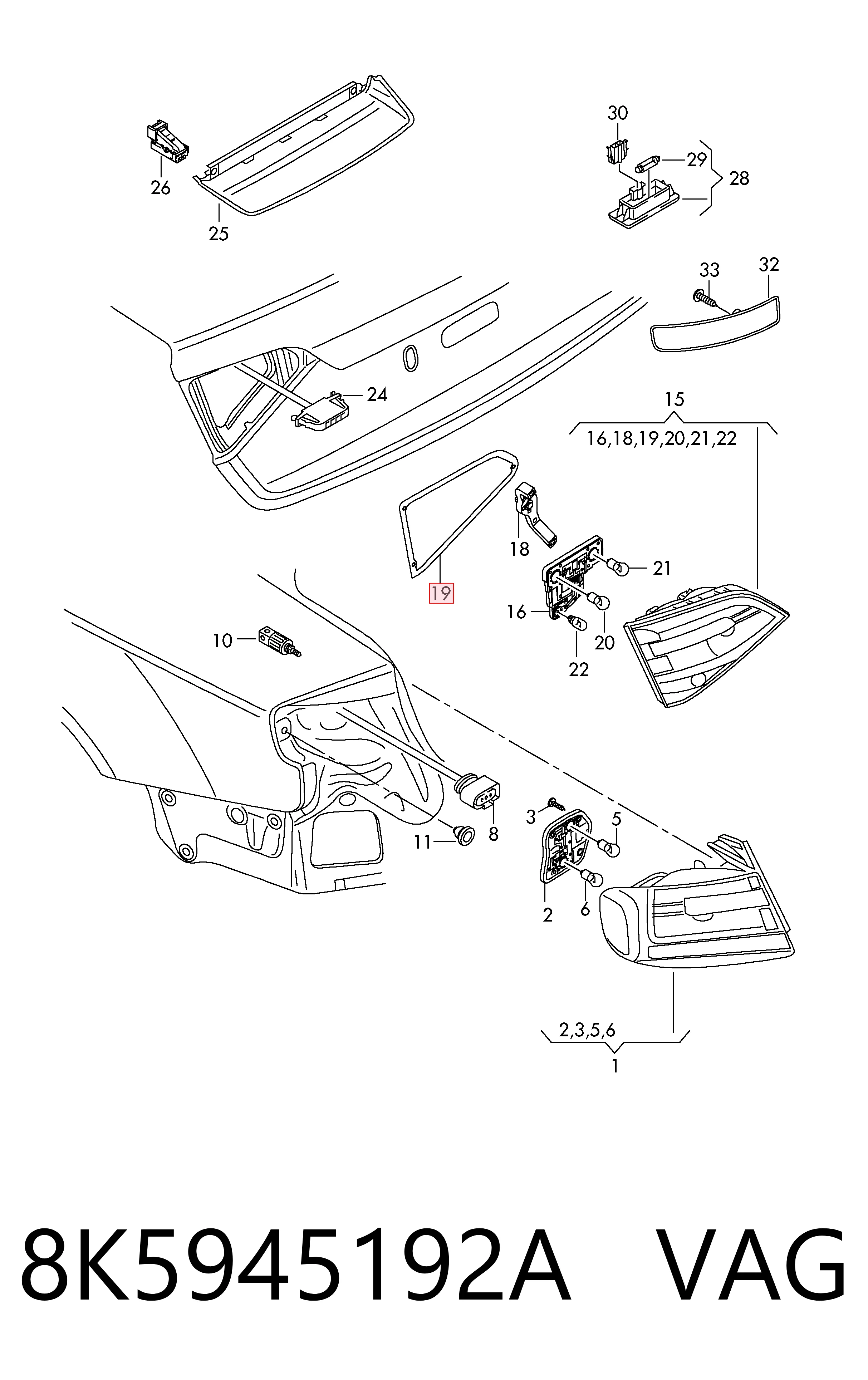 8K5945192A VAG 