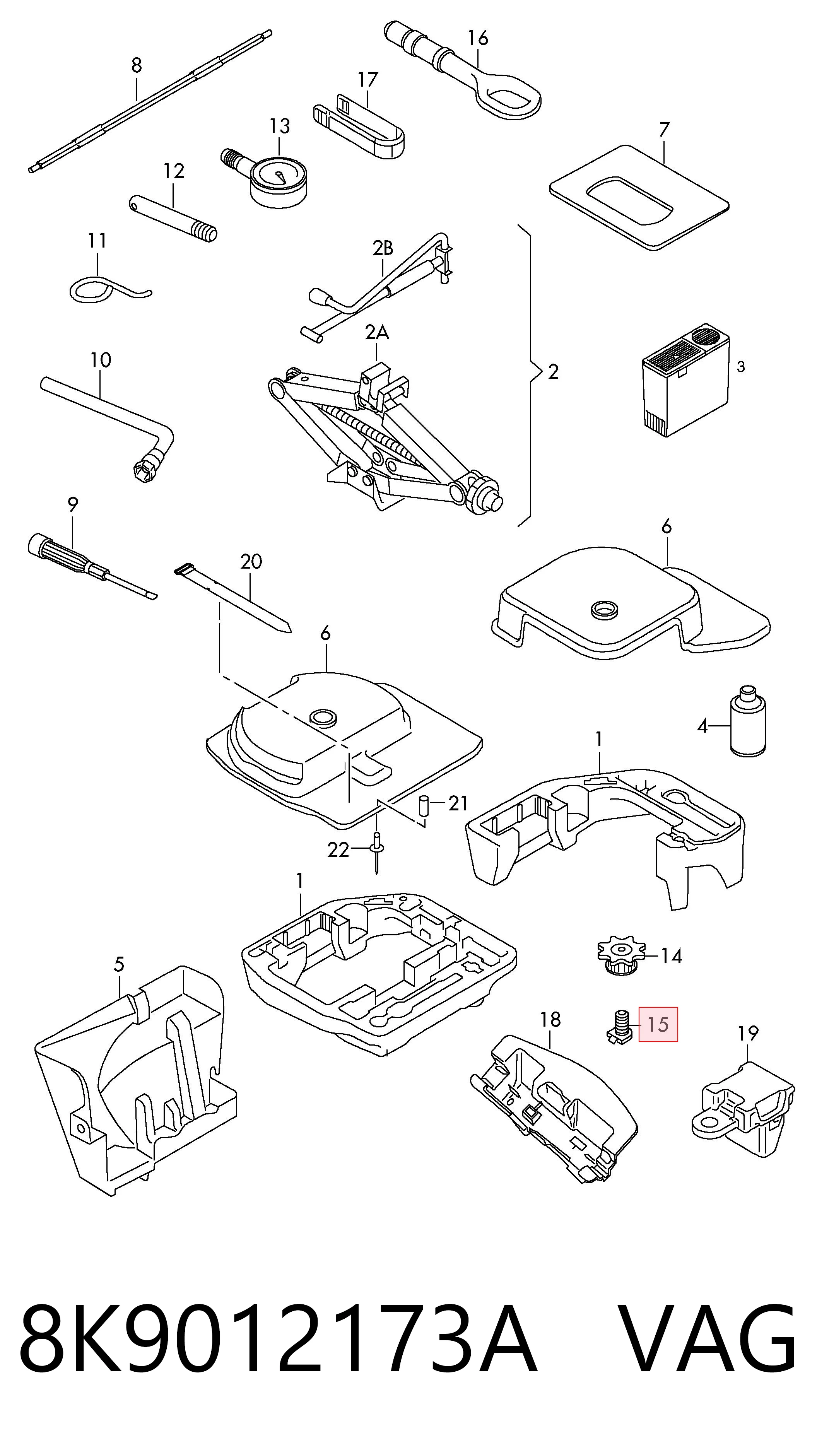 8K9012173A VAG 