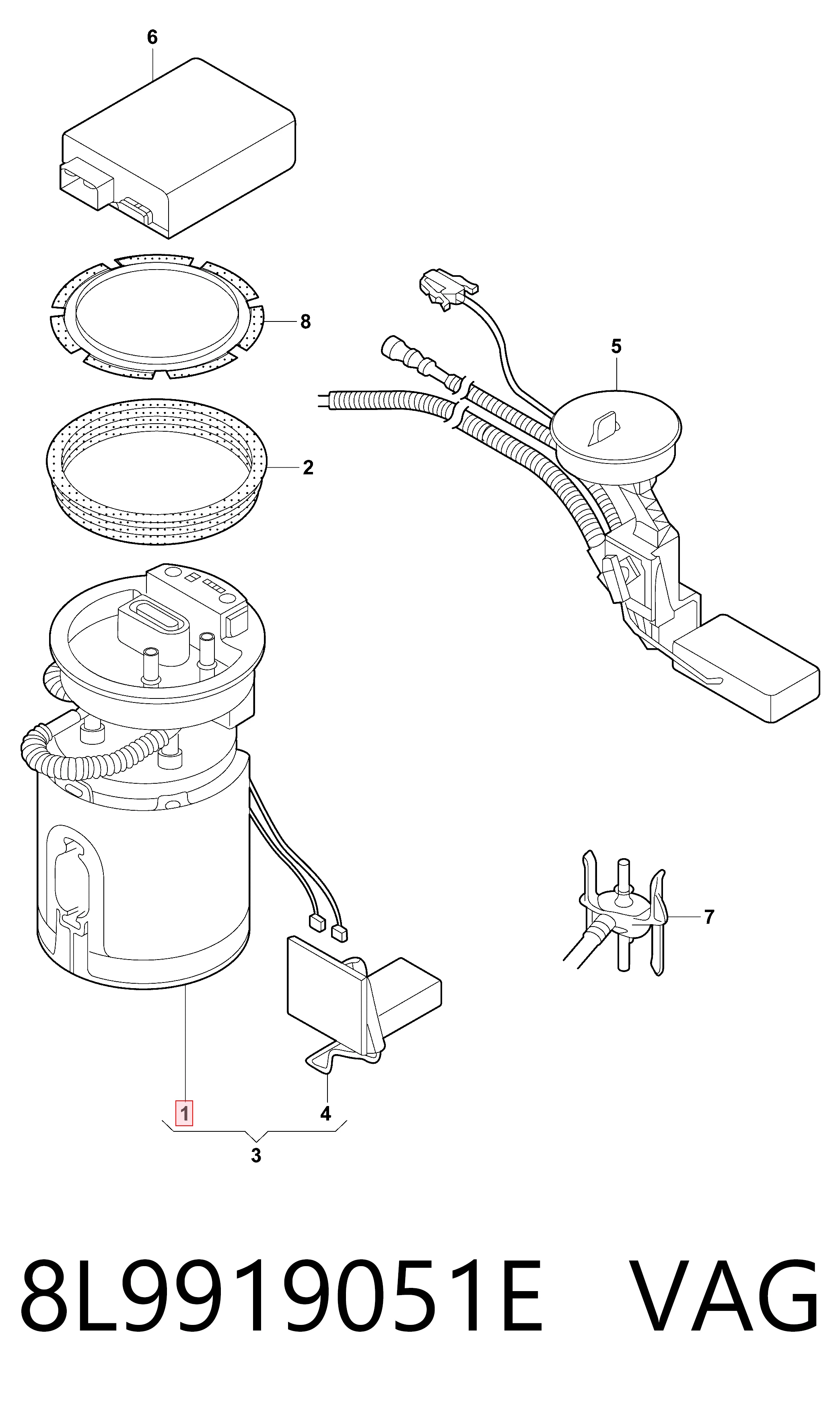 Бензонасос 313011313285 Magneti Marelli