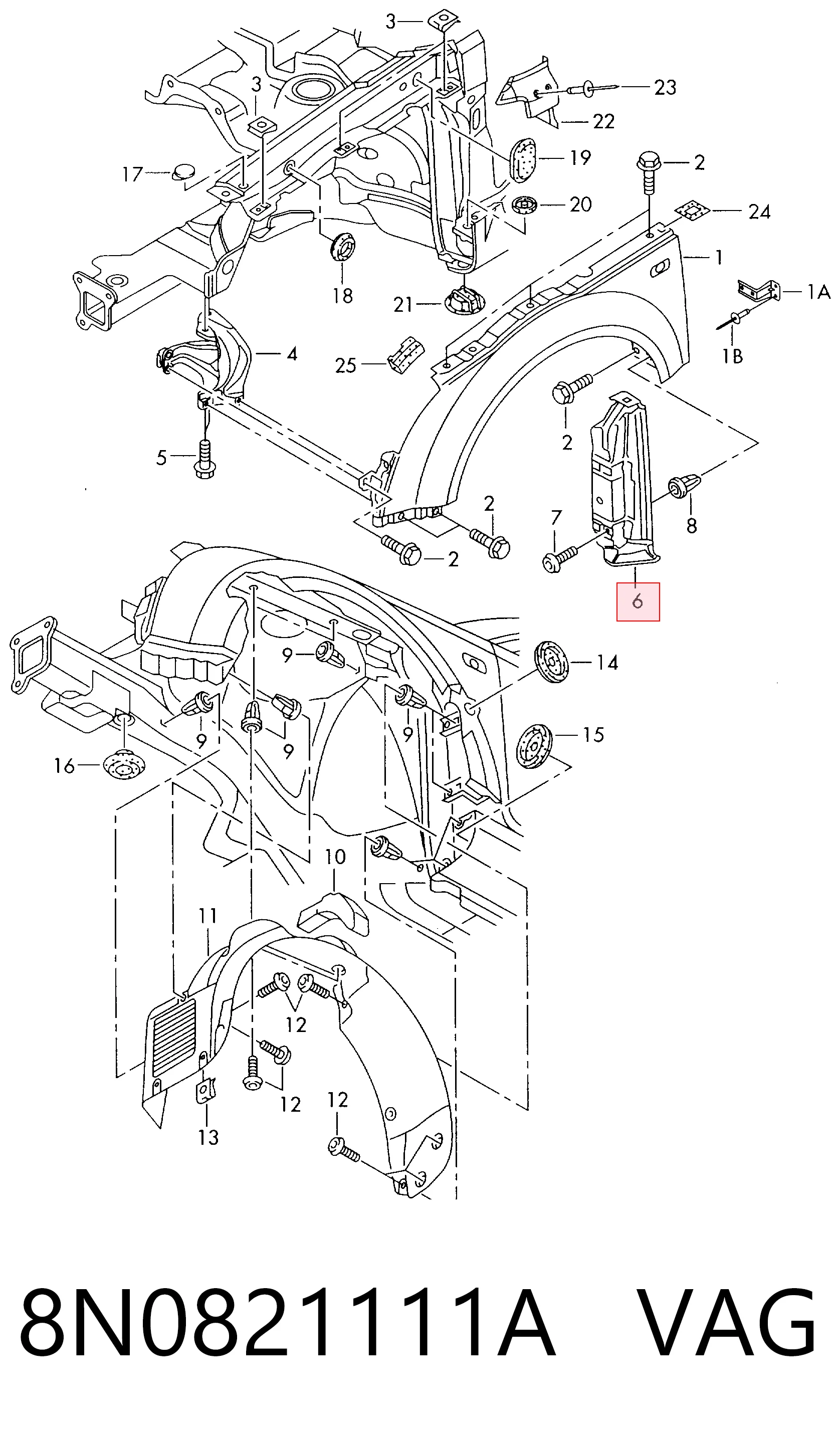 8N0821111A VAG 