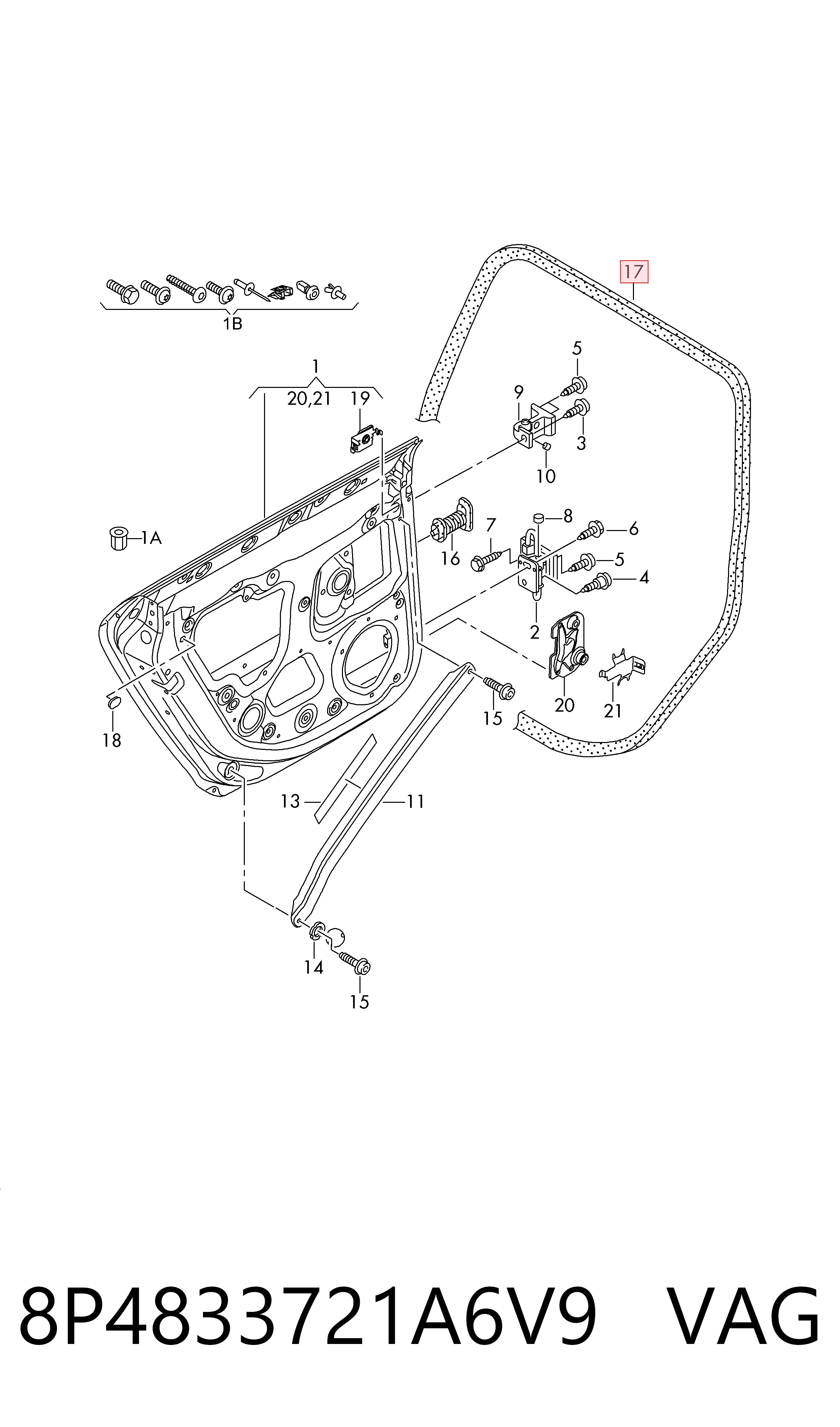 8P4833721A6V9 VAG 