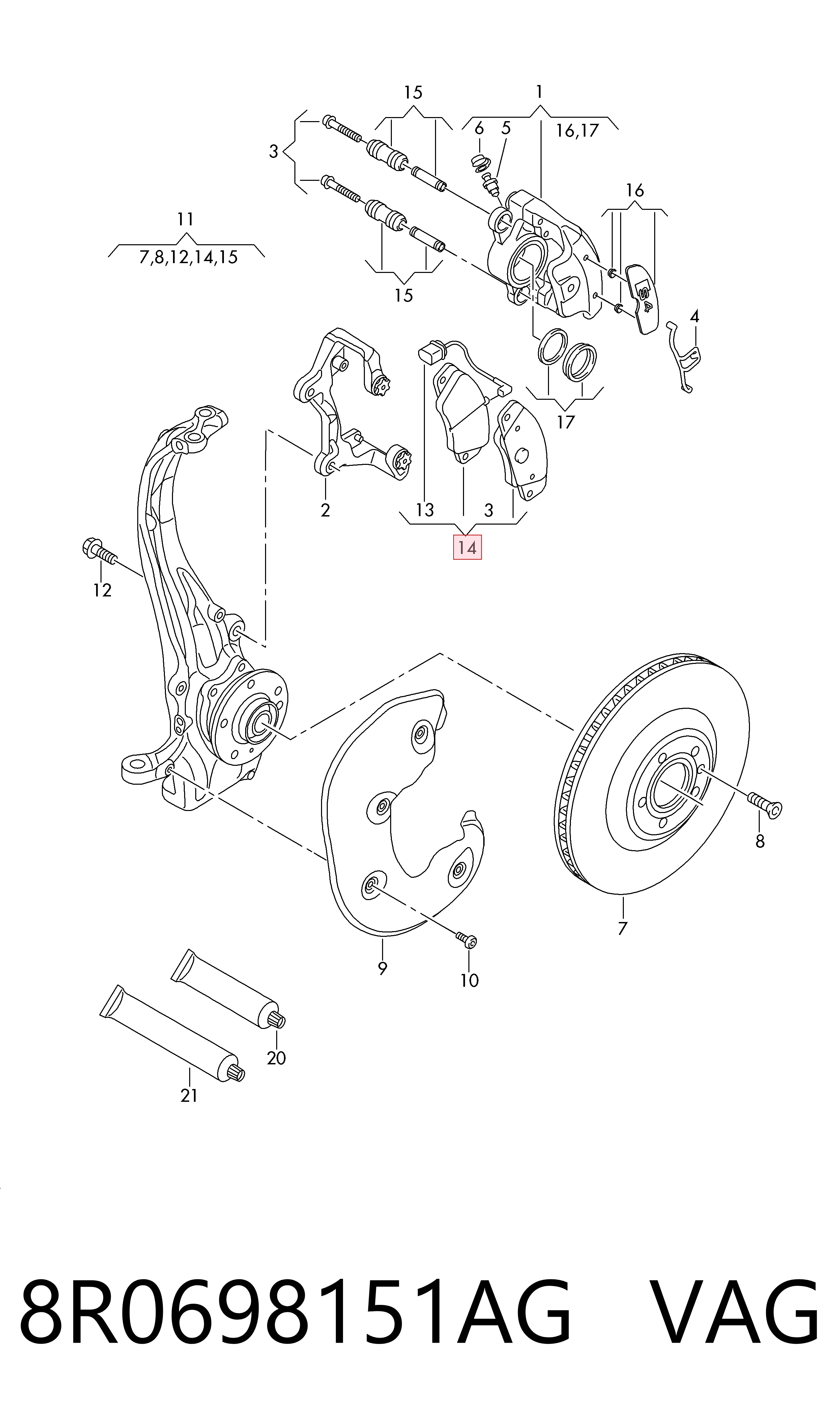 Тормозные колодки VALEO 302496
