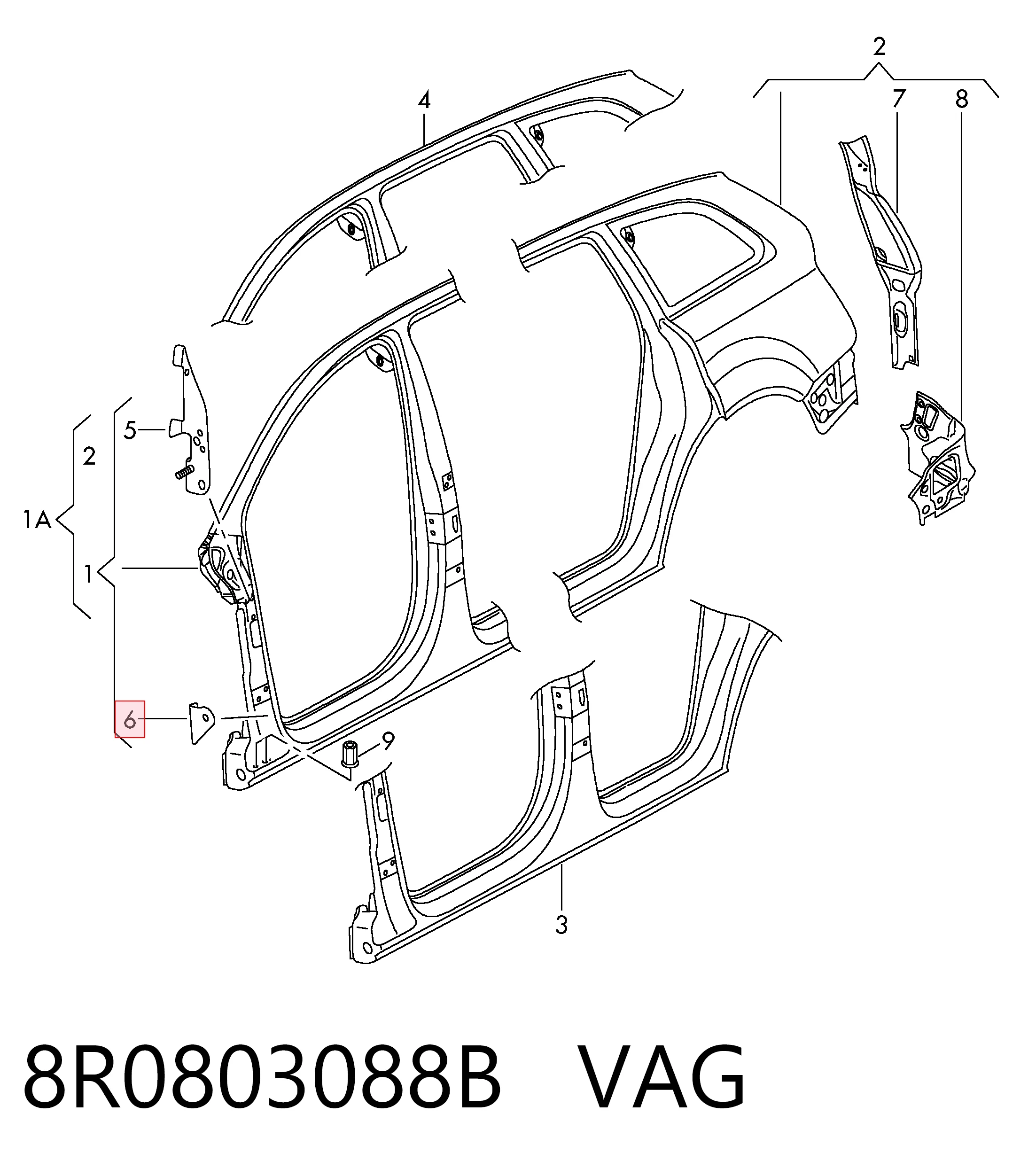 8R0803088B VAG