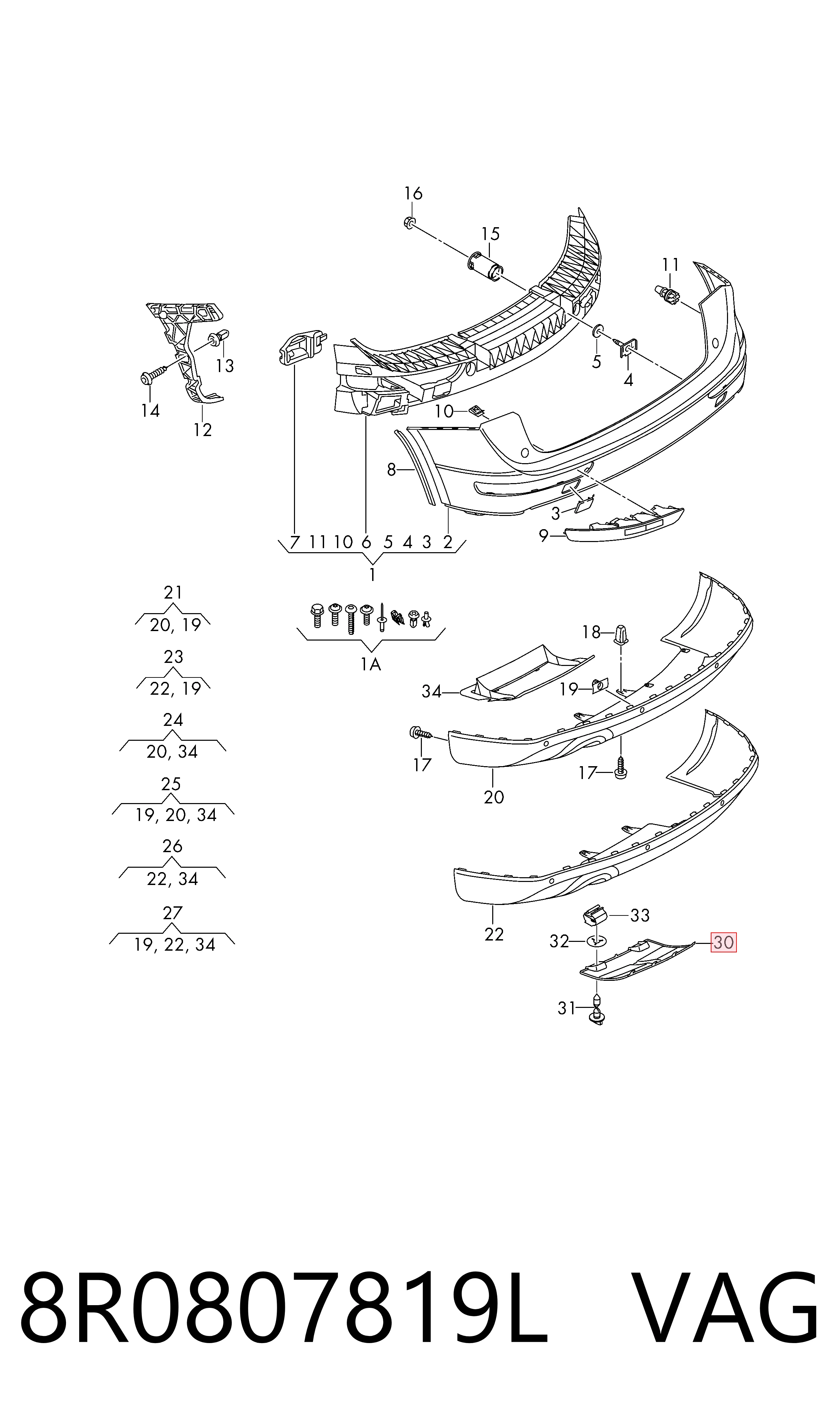 8R0807819L VAG 
