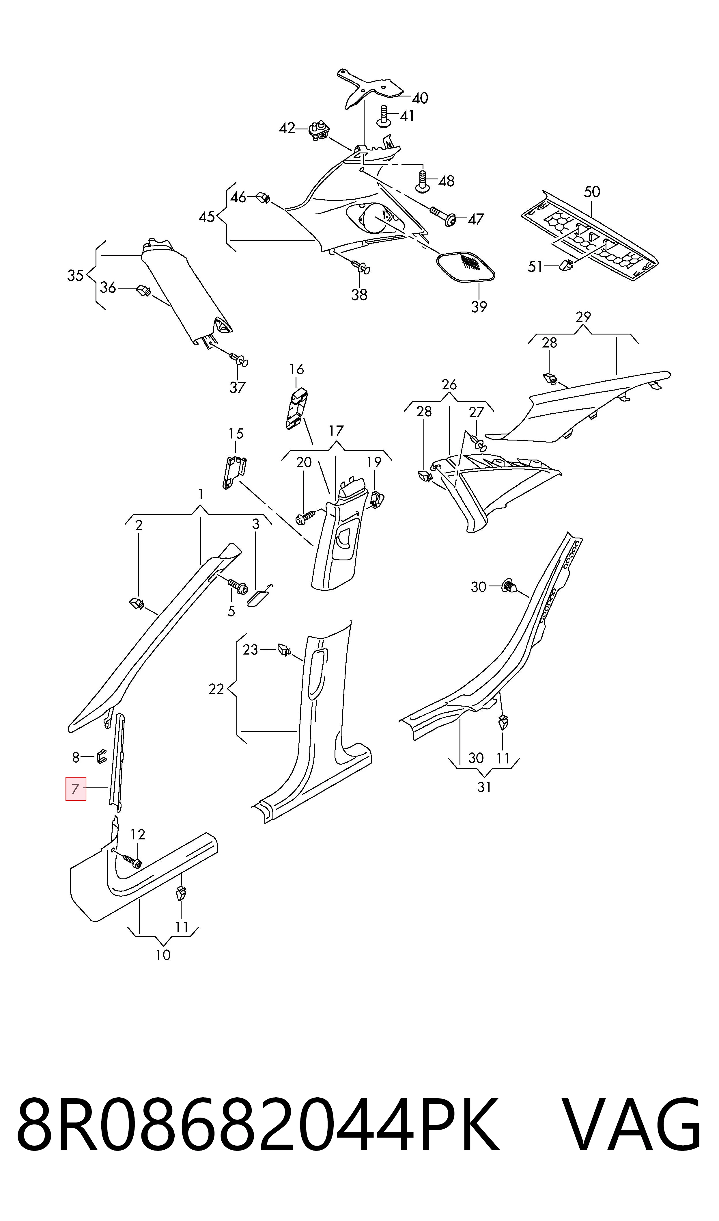 8R08682044PK VAG 