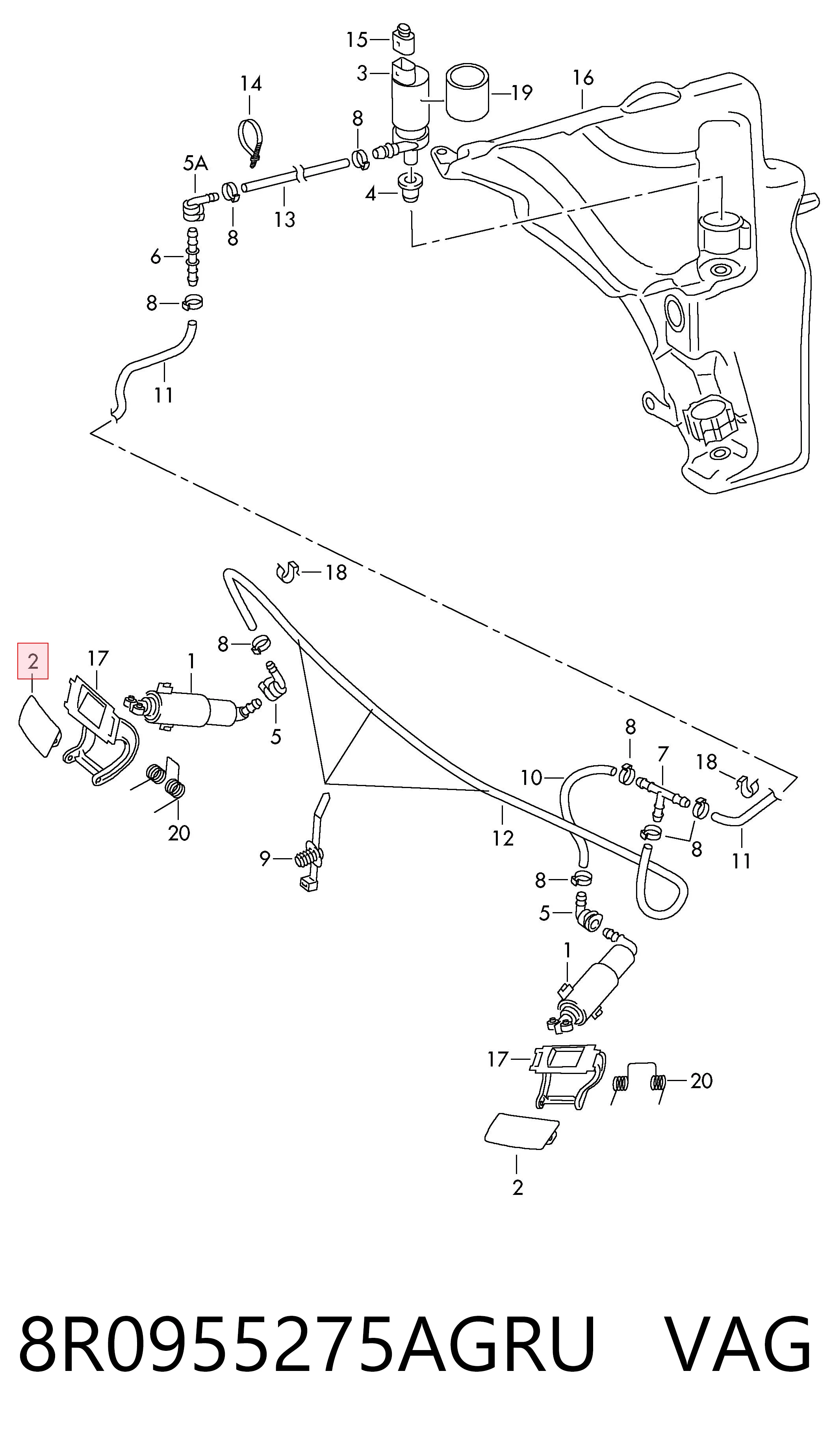 8R0955275AGRU VAG 
