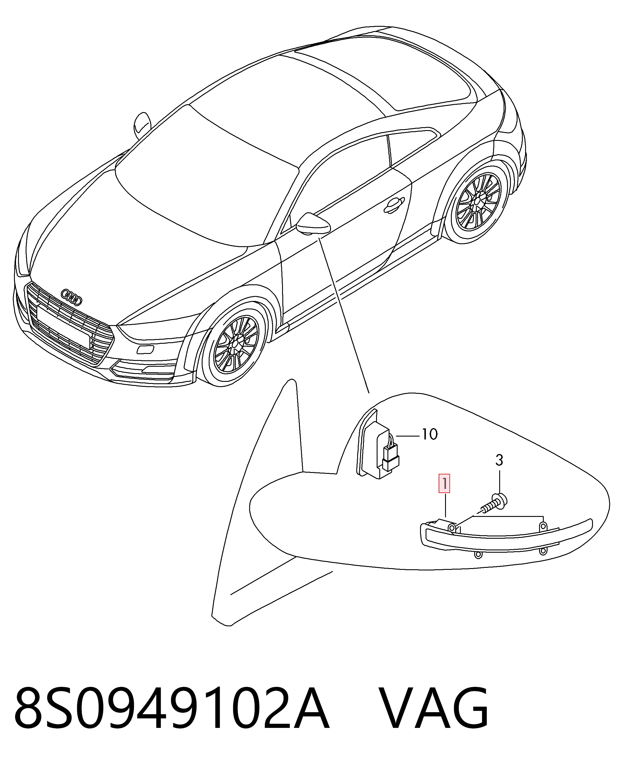 8S0949102A VAG 