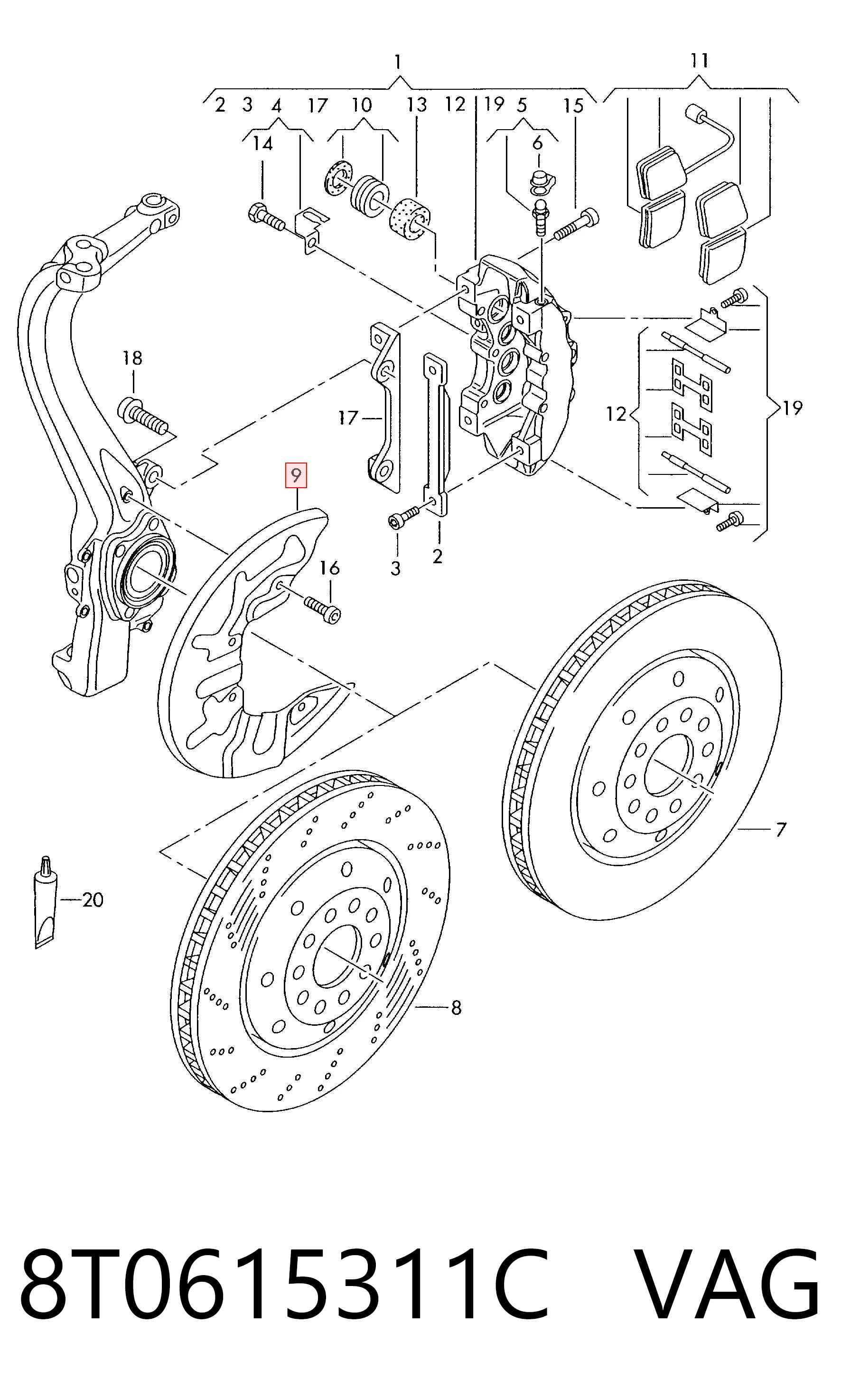 8T0615311C VAG