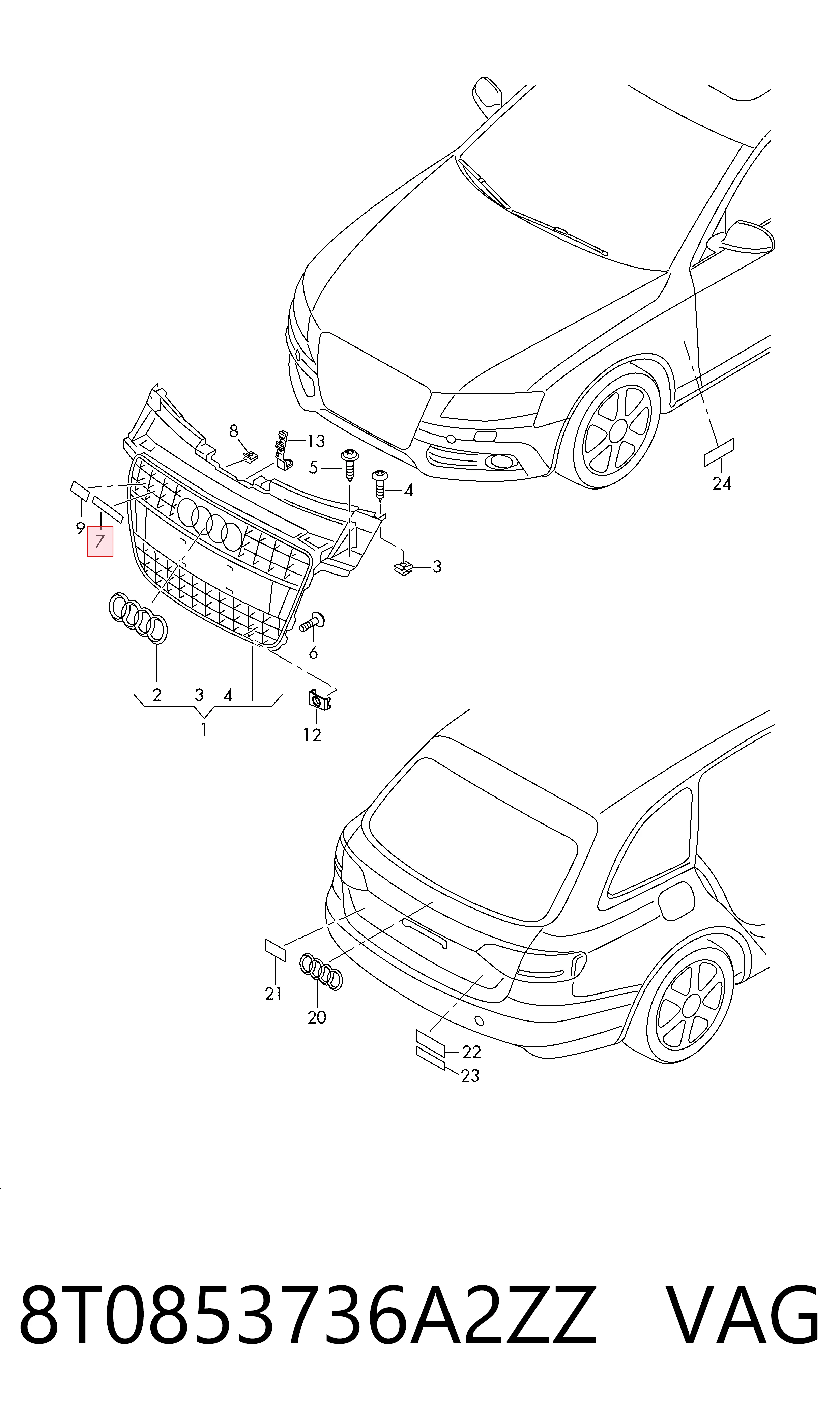 8T0853736A2ZZ VAG 