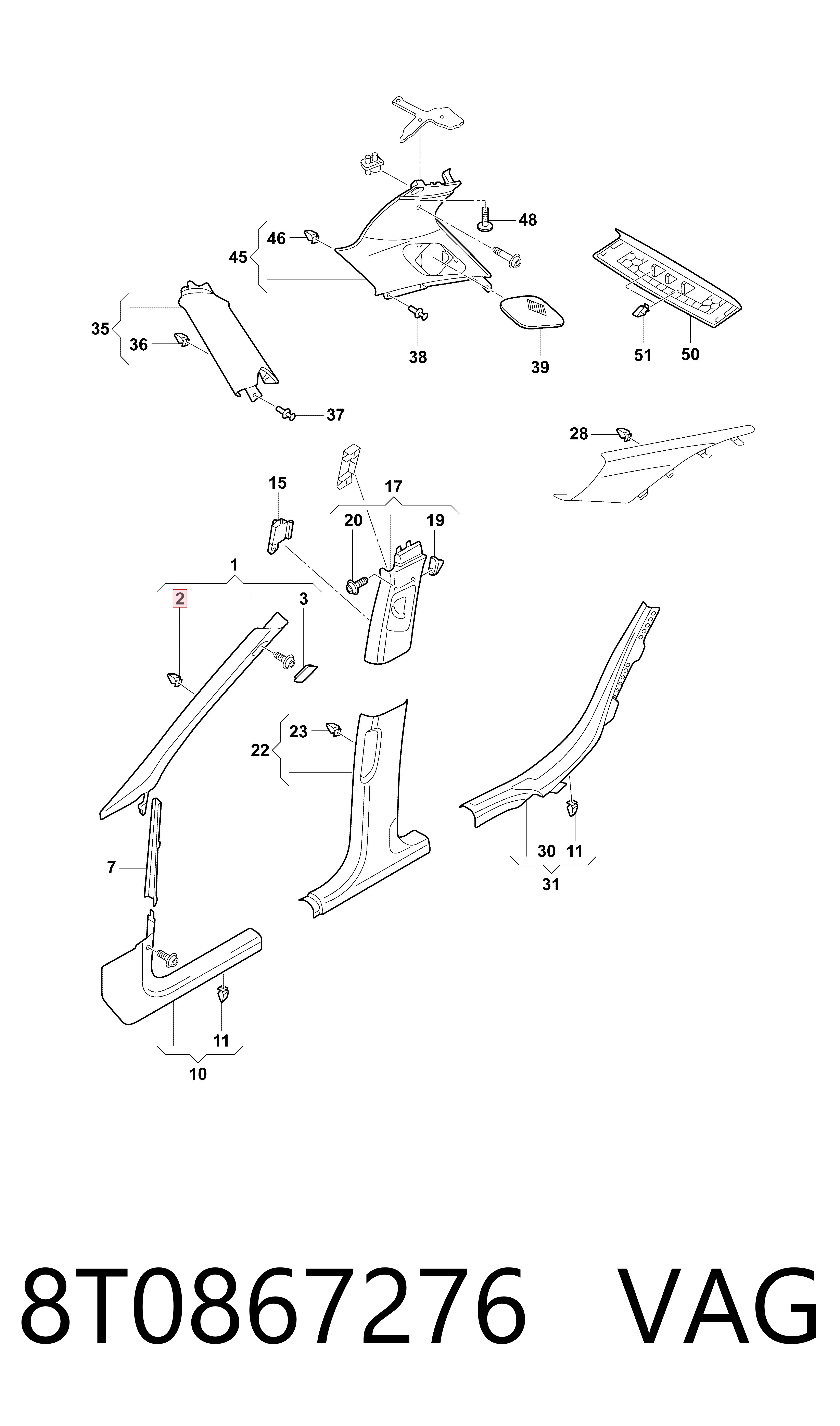 8T0867276 VAG 