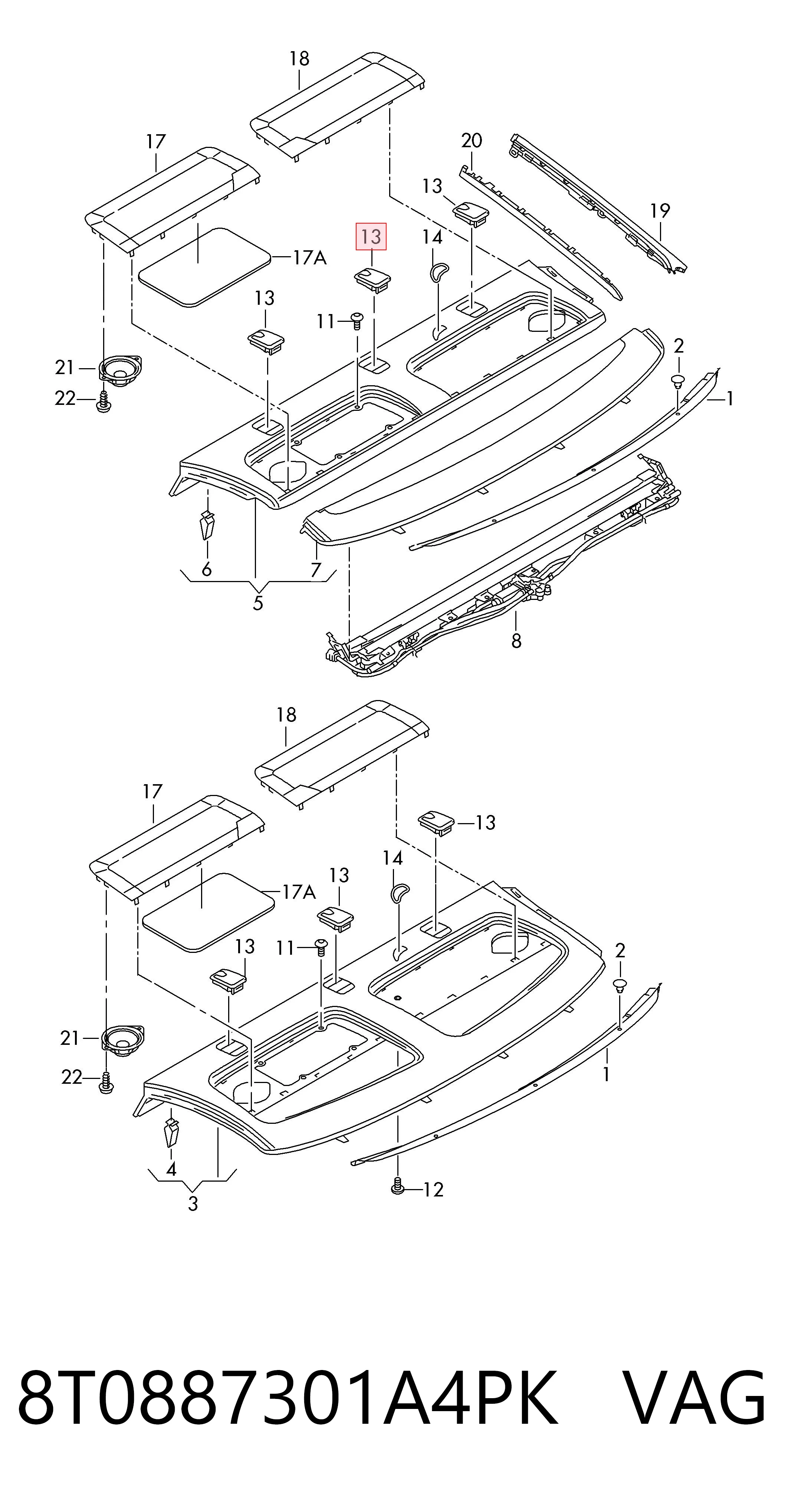 8T0887301A4PK VAG 