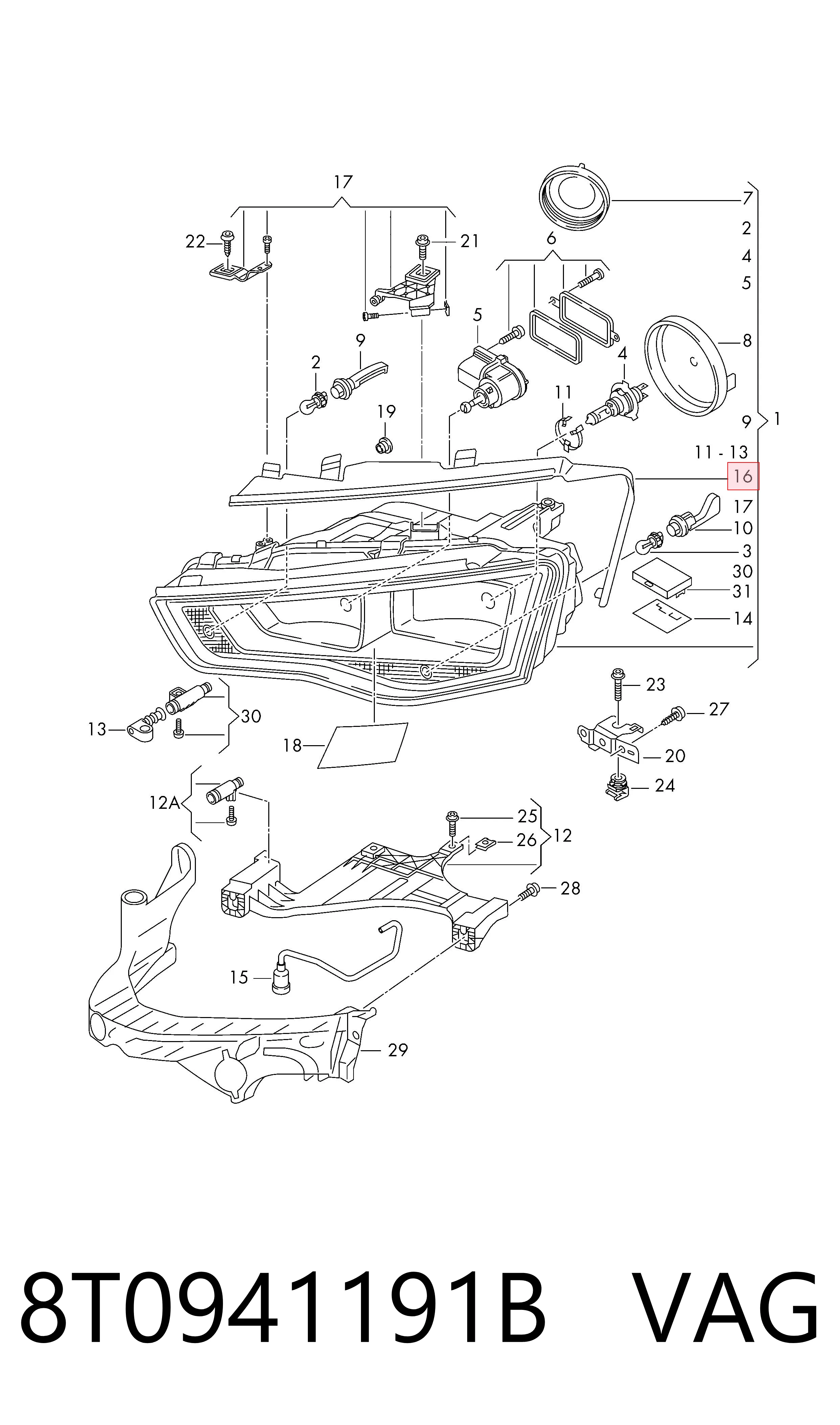 8T0941191B VAG 