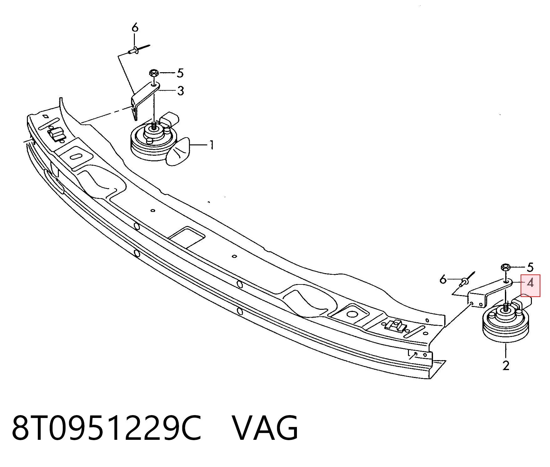 8T0951229C VAG 