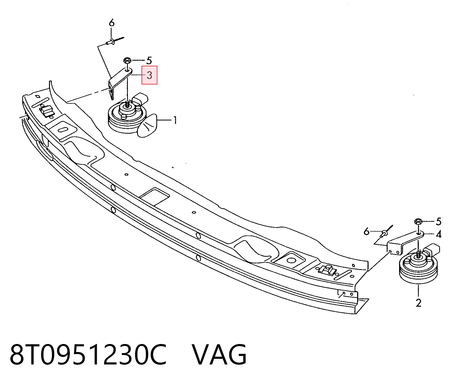 8T0951230C VAG 