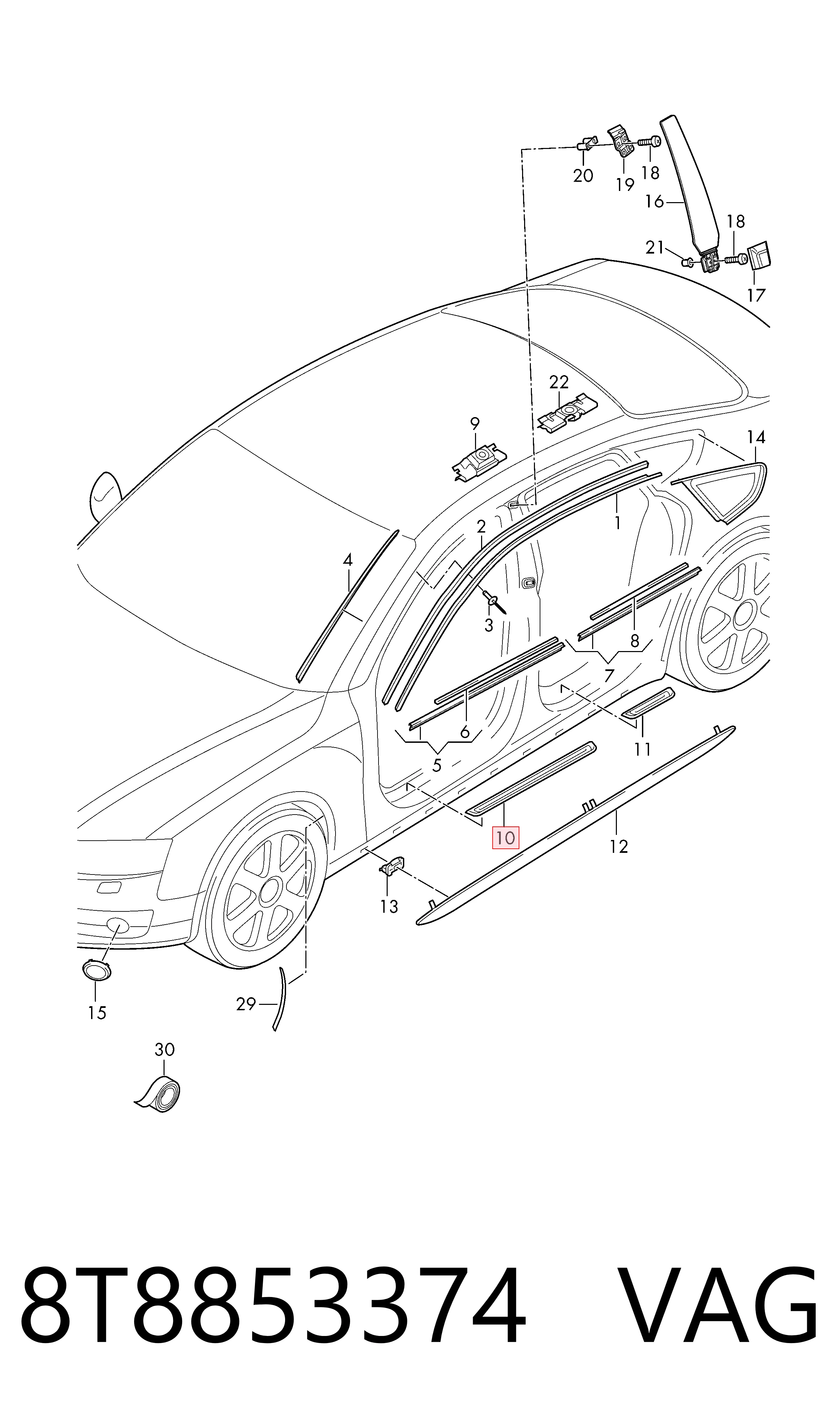 8T8853374 VAG 