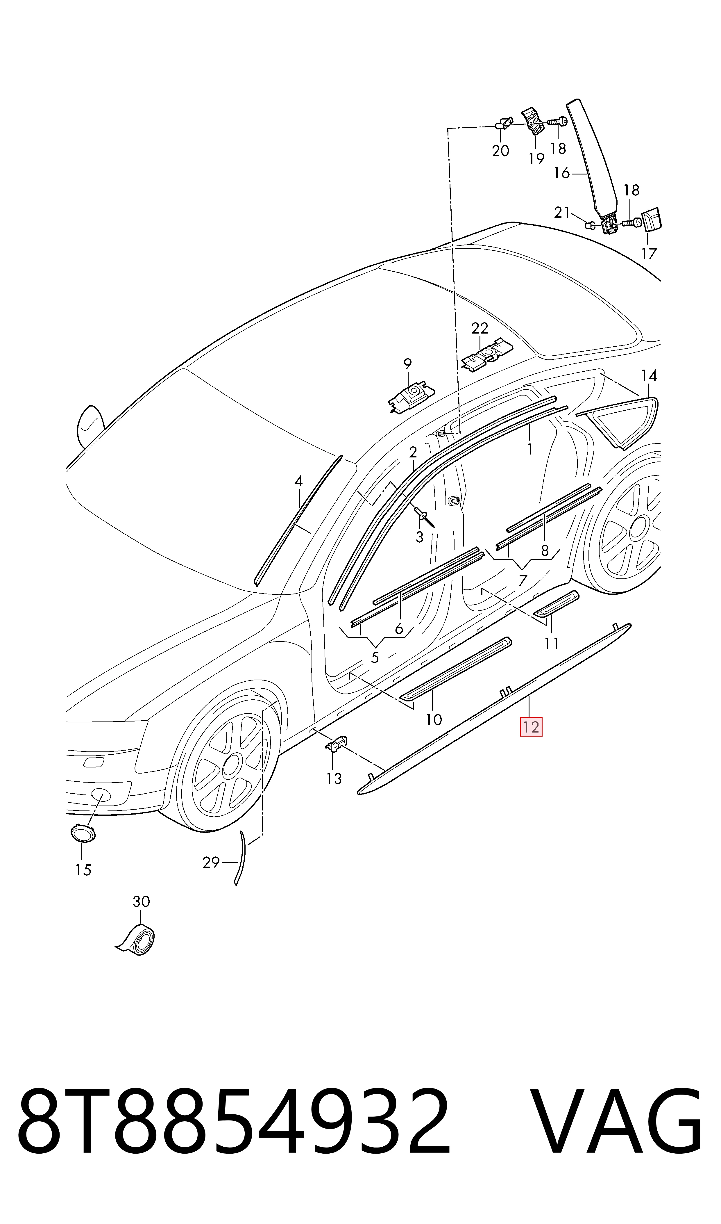8T8854932 VAG 