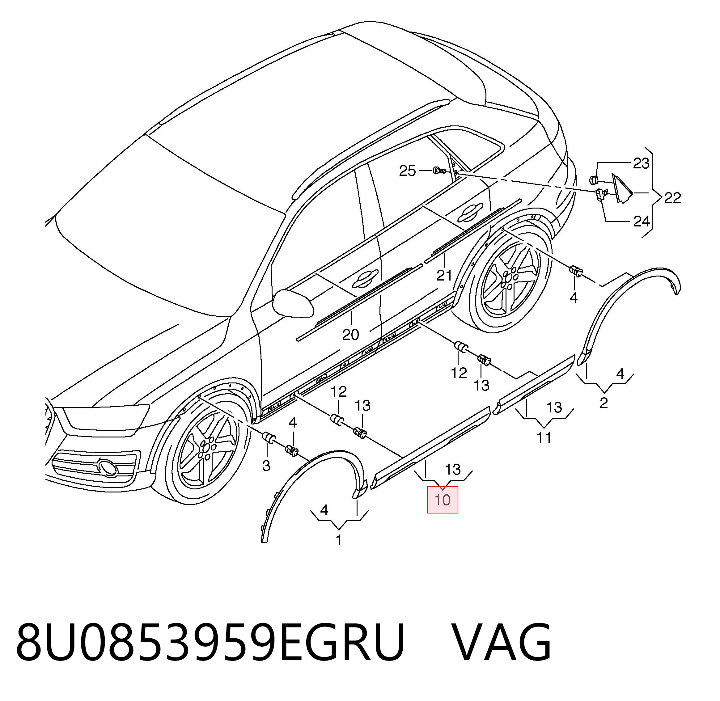 8U0853959EGRU VAG 