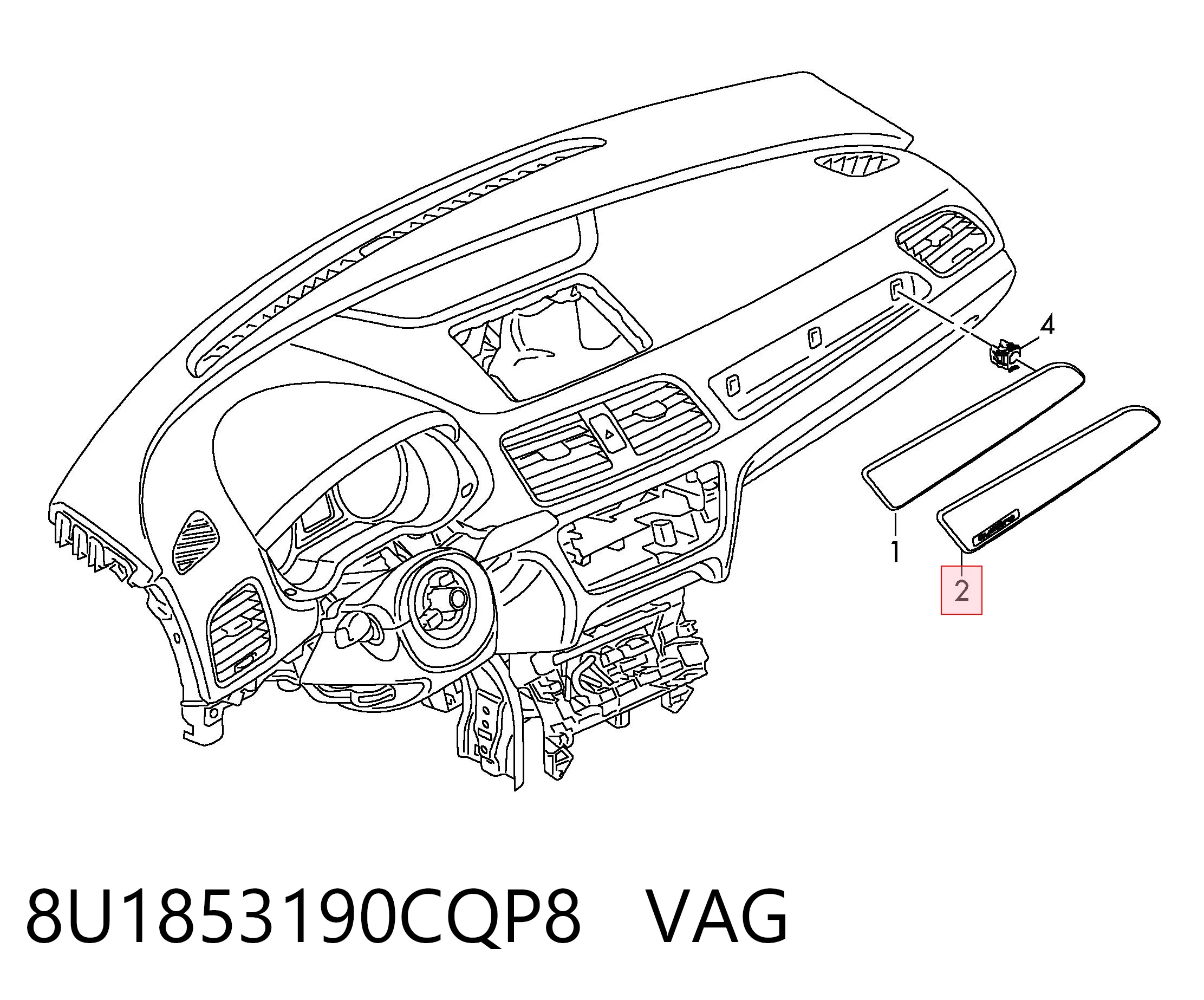 8U1853190CQP8 VAG 