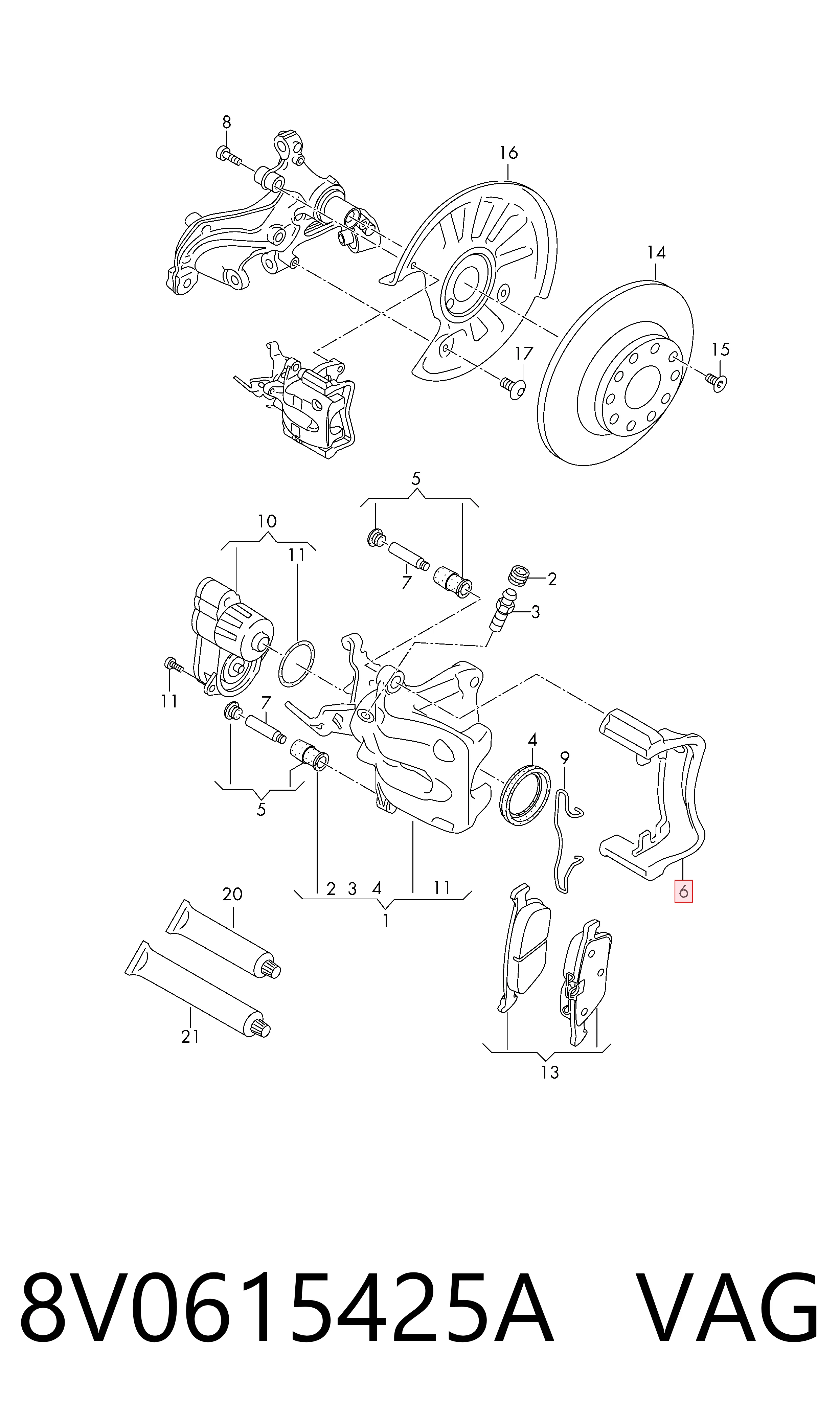 8V0615425A VAG 