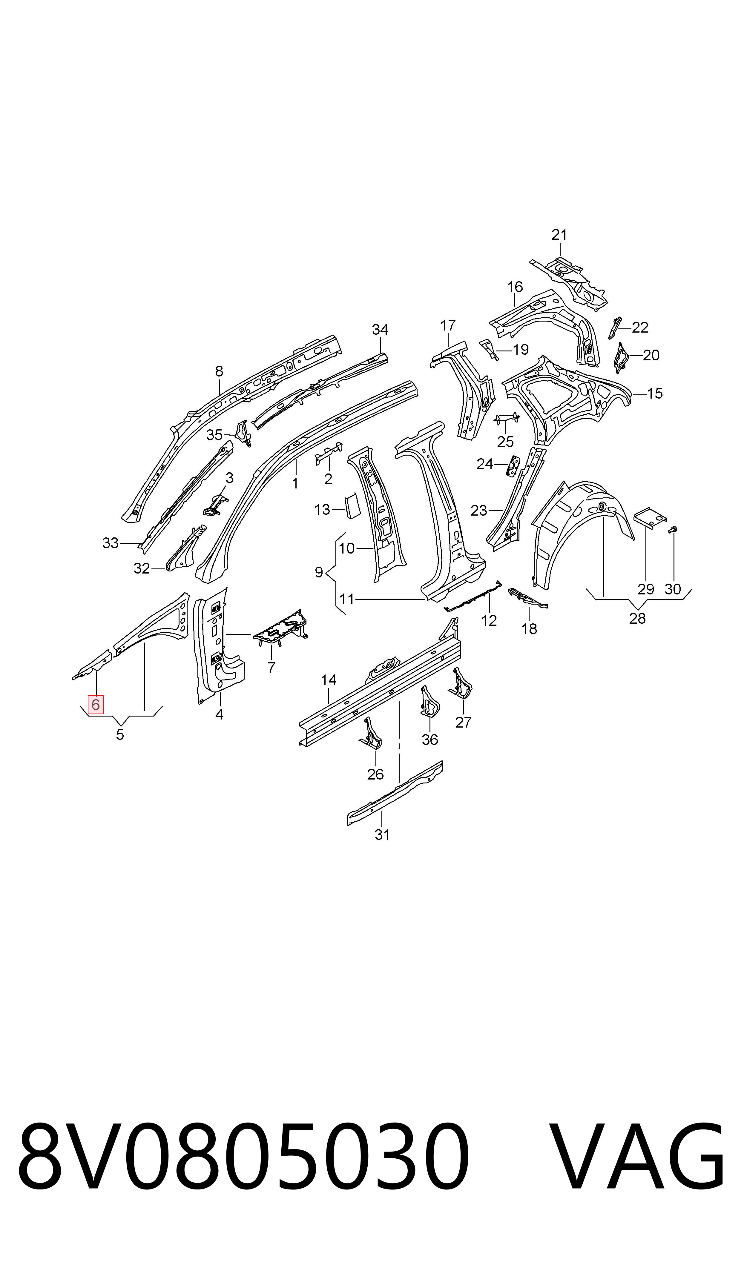 8V0805030 VAG 