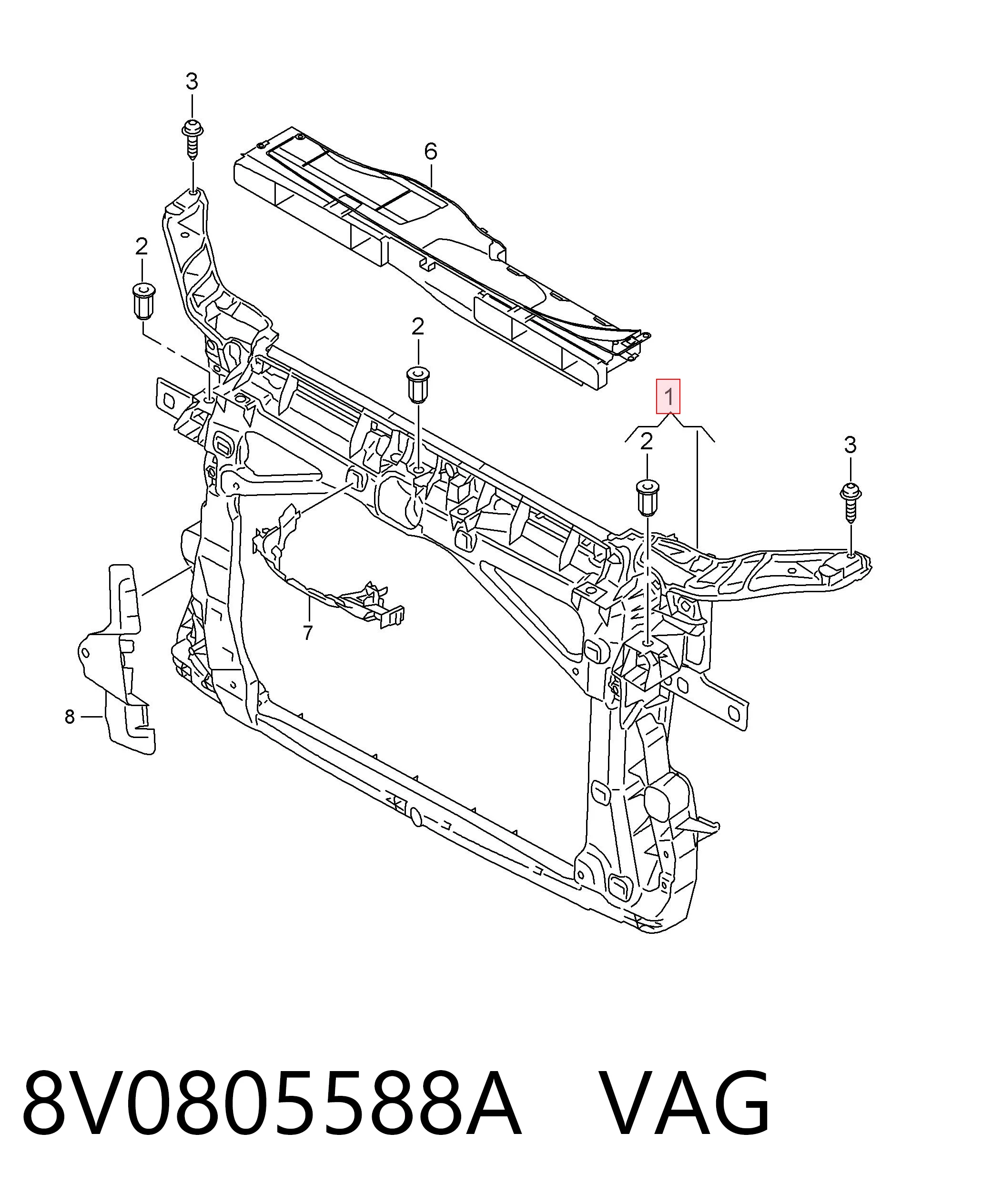 Панель передняя KLARKSONAS PAD30035A цена, от 95.58 USD