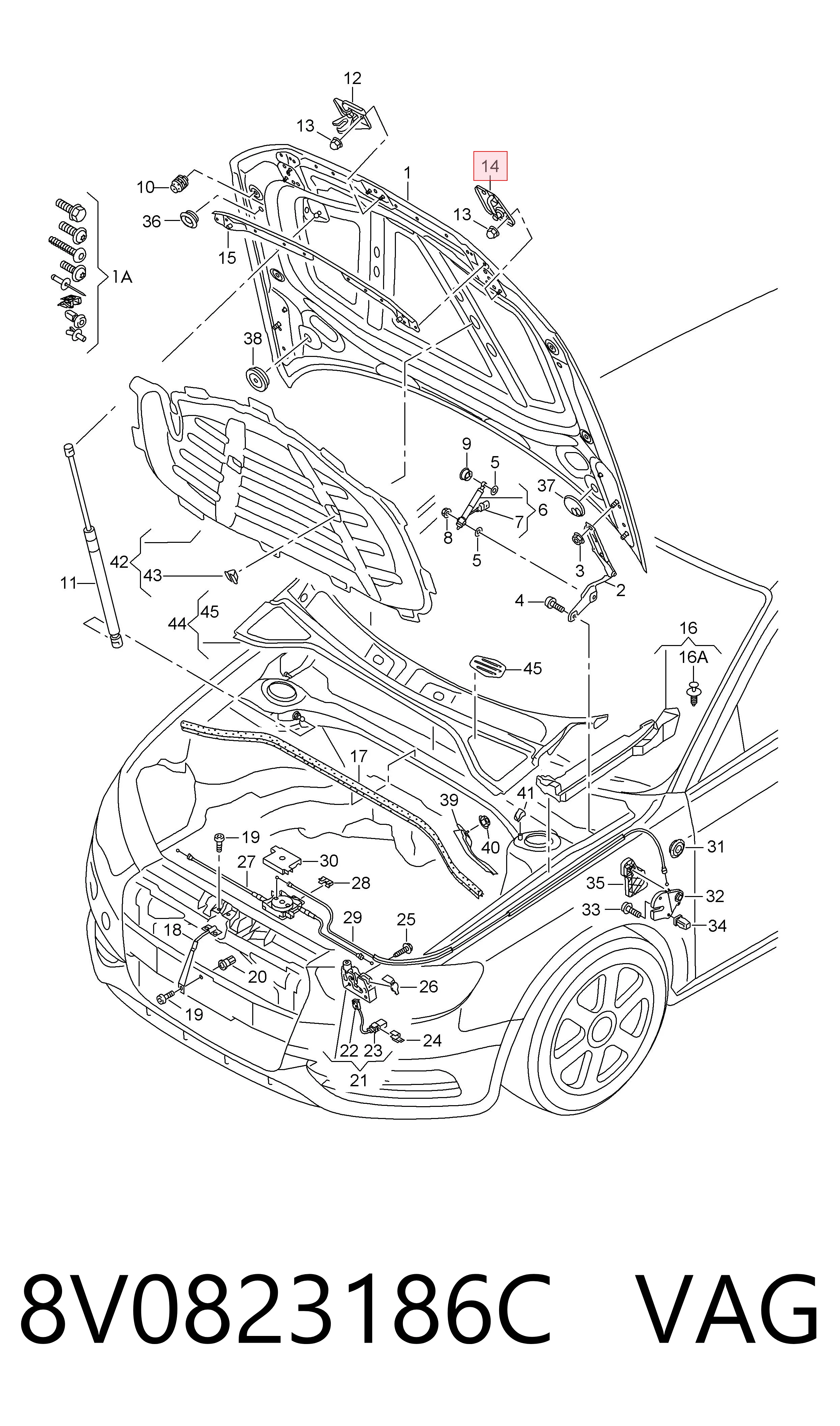 Купить 8V0823186C VAG 