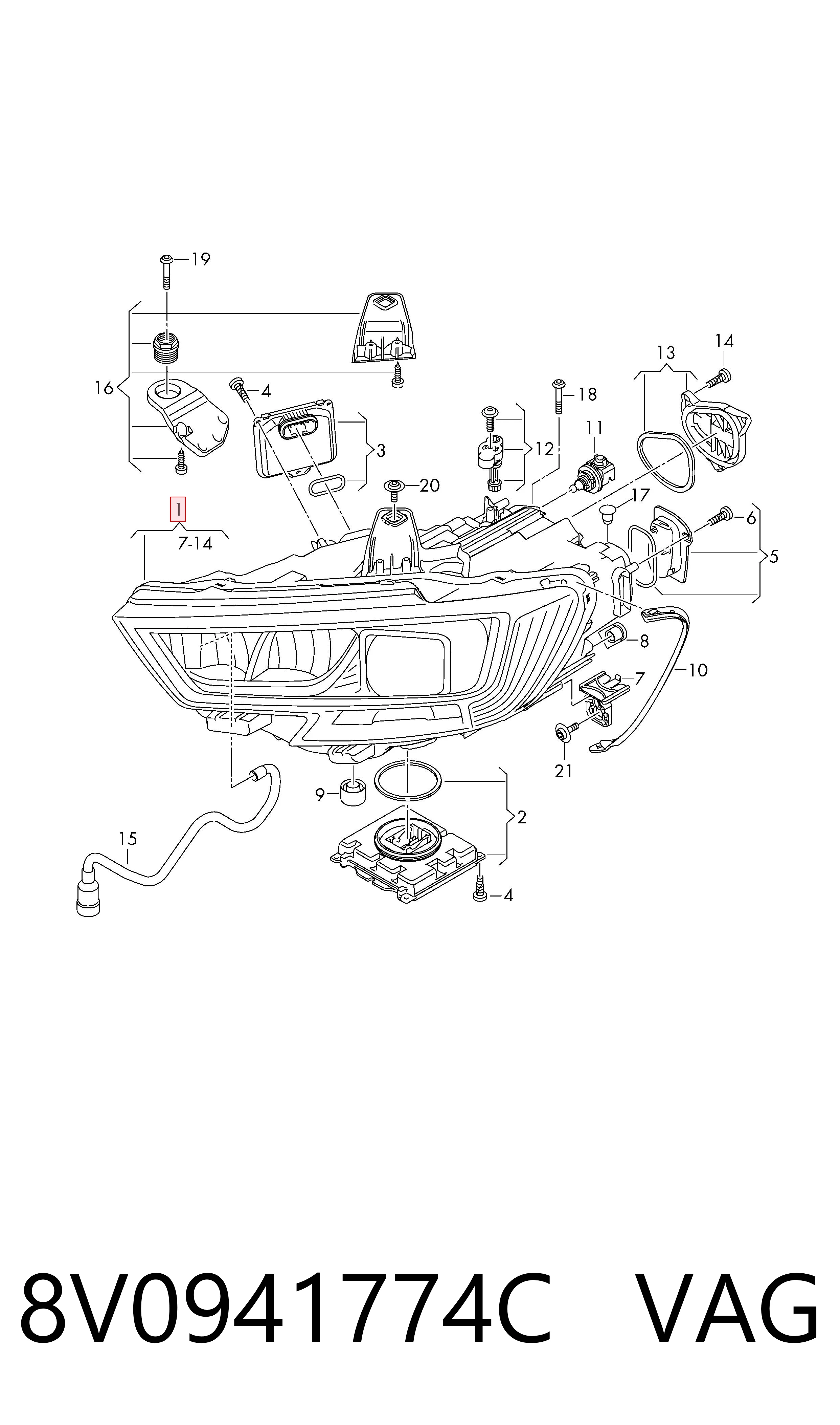 Правая блок фара VALEO 46827 цена, от 636.88 USD