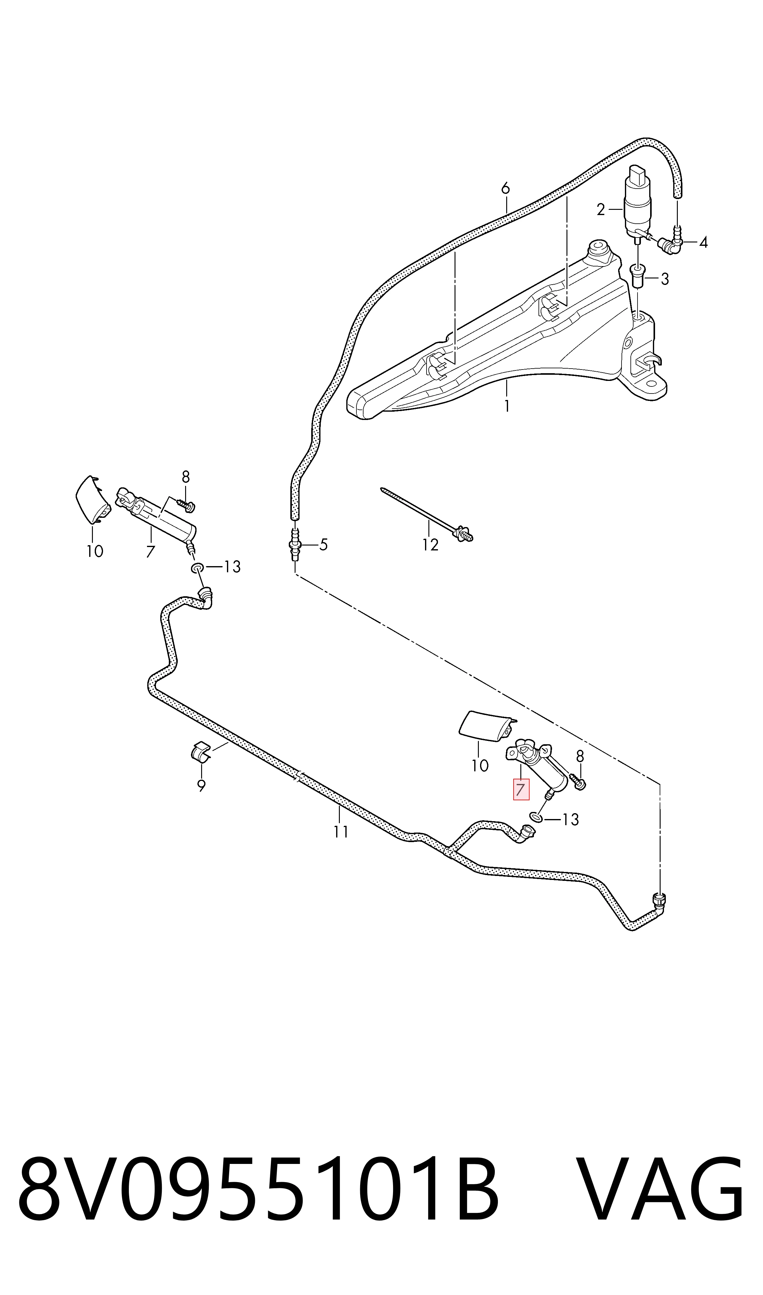 8V0955101B VAG 