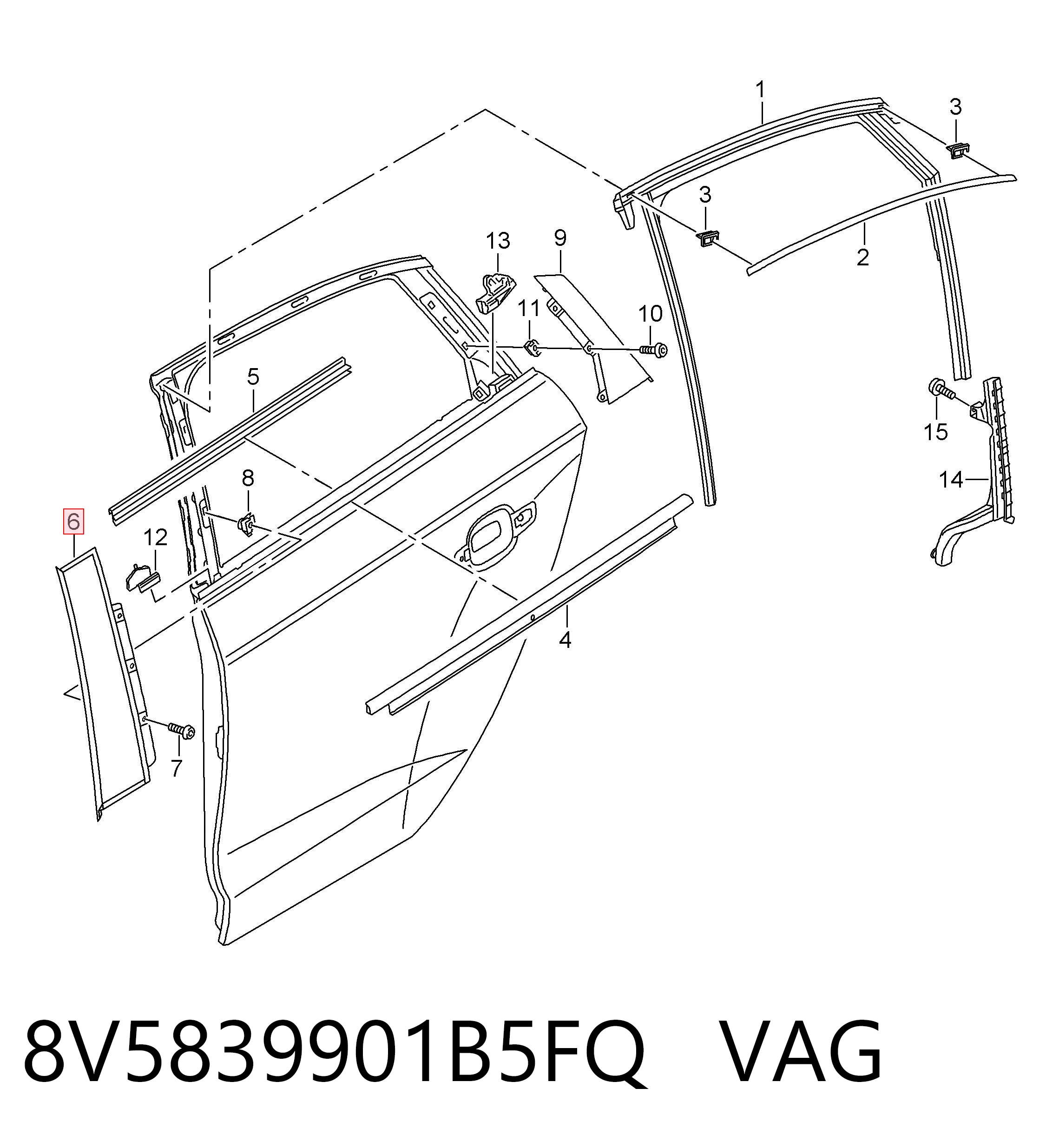 8V5839901B5FQ VAG 