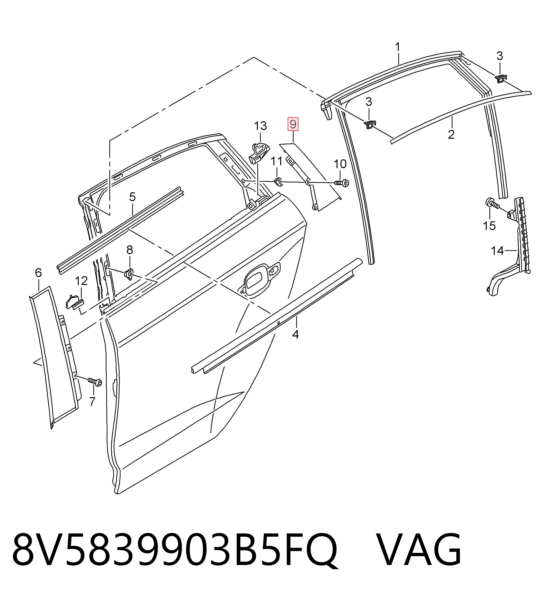 8V5839903B5FQ VAG 