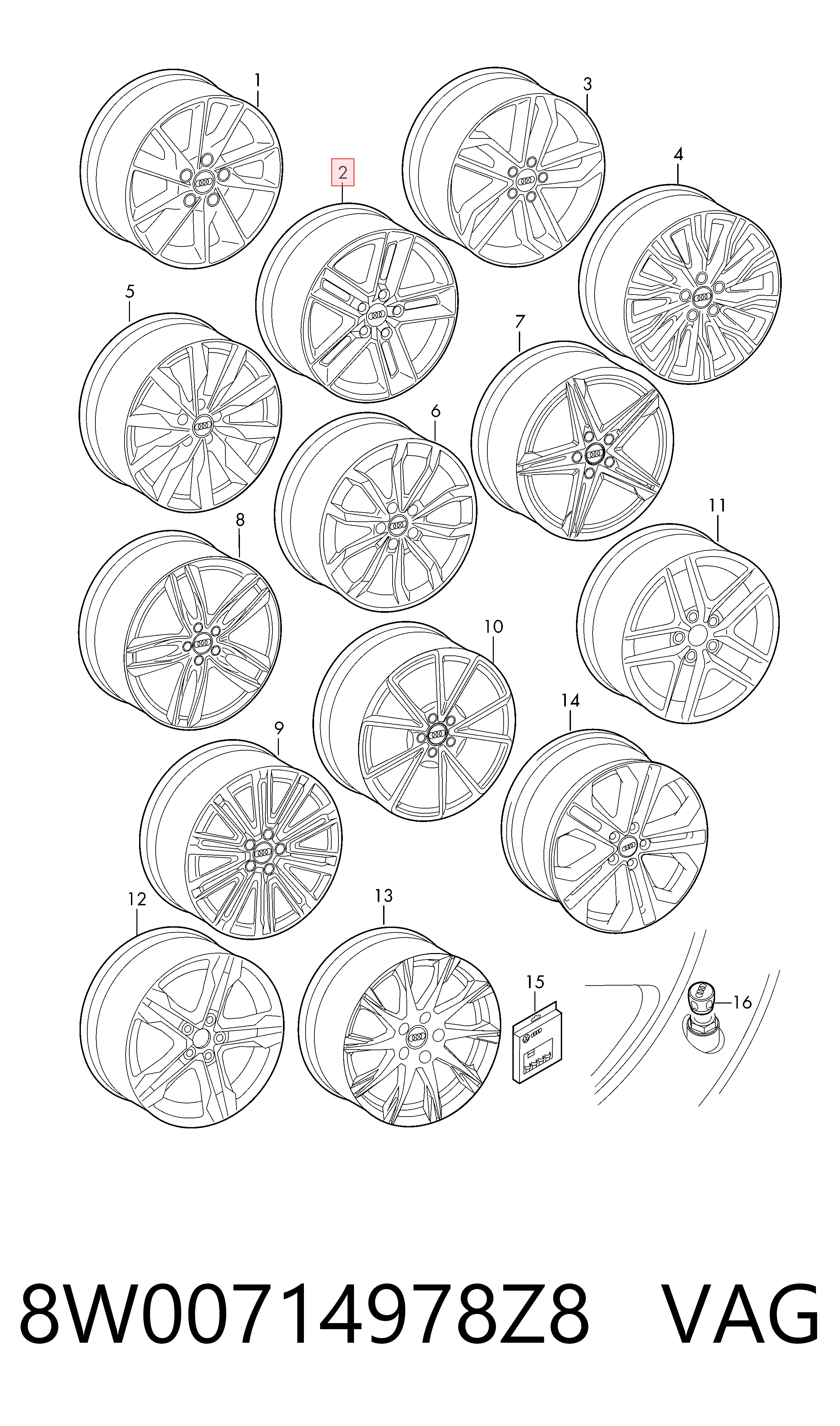 8W00714978Z8 VAG
