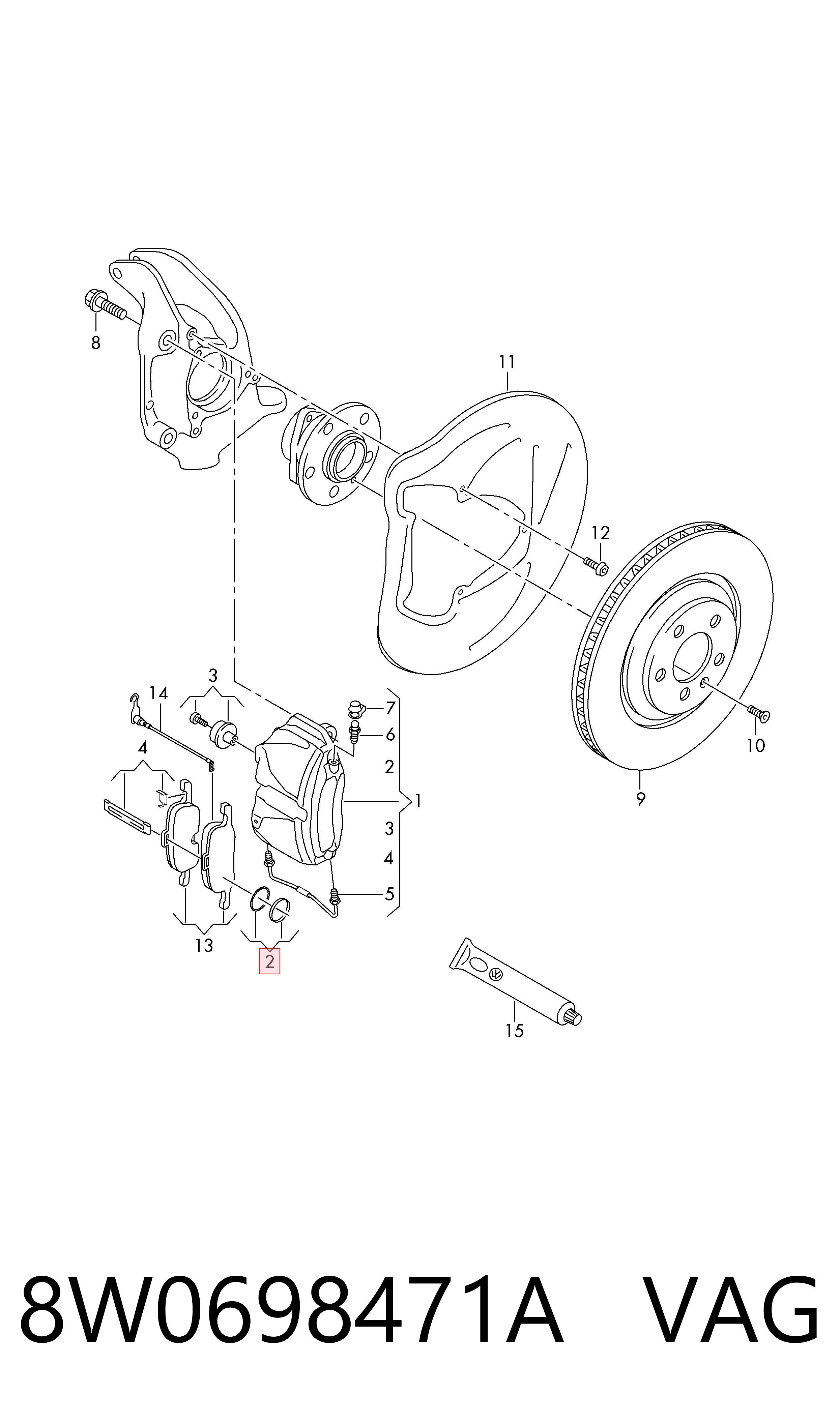 8W0698471A VAG 