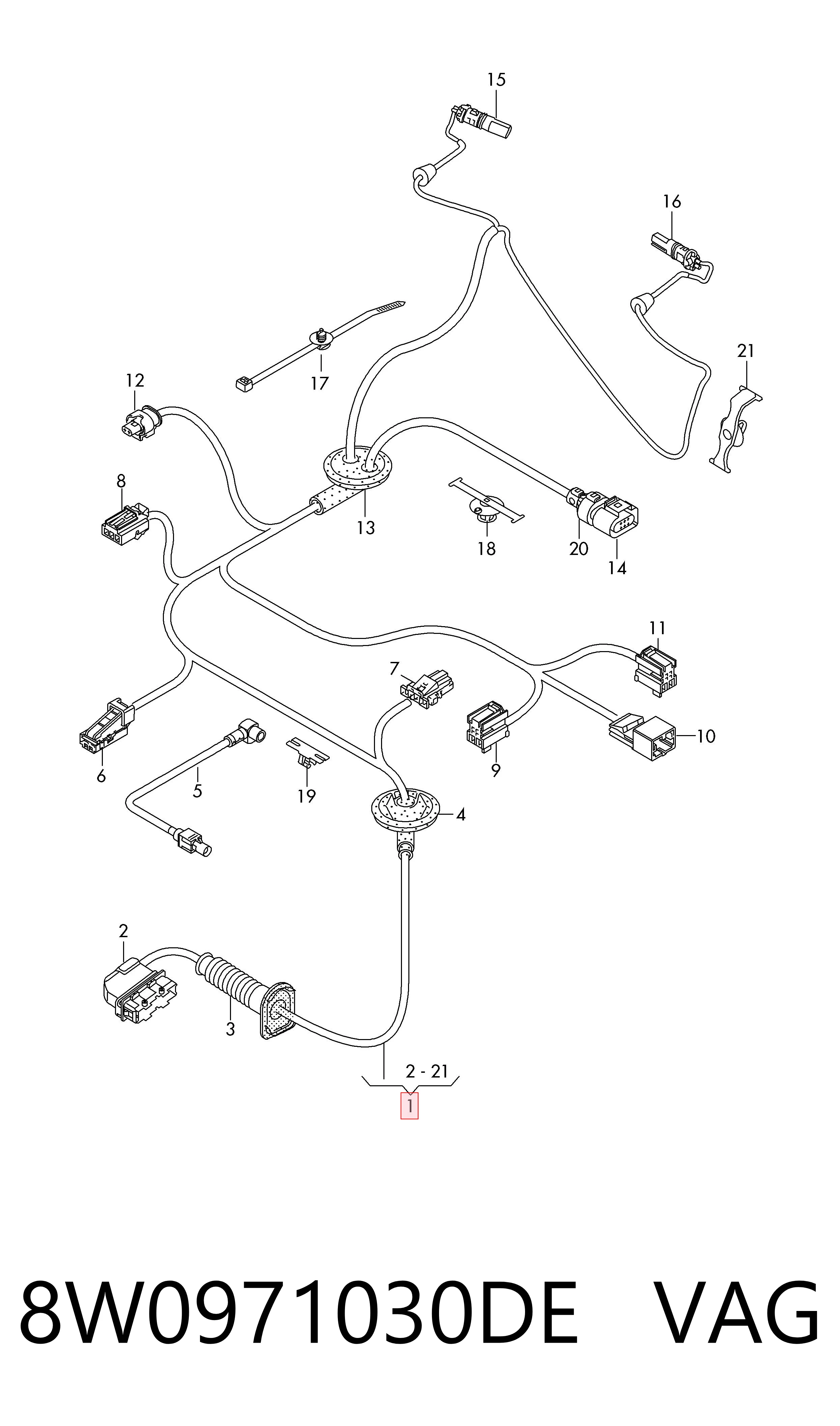  VAG 8W0971030DE цена, от 177.37 USD