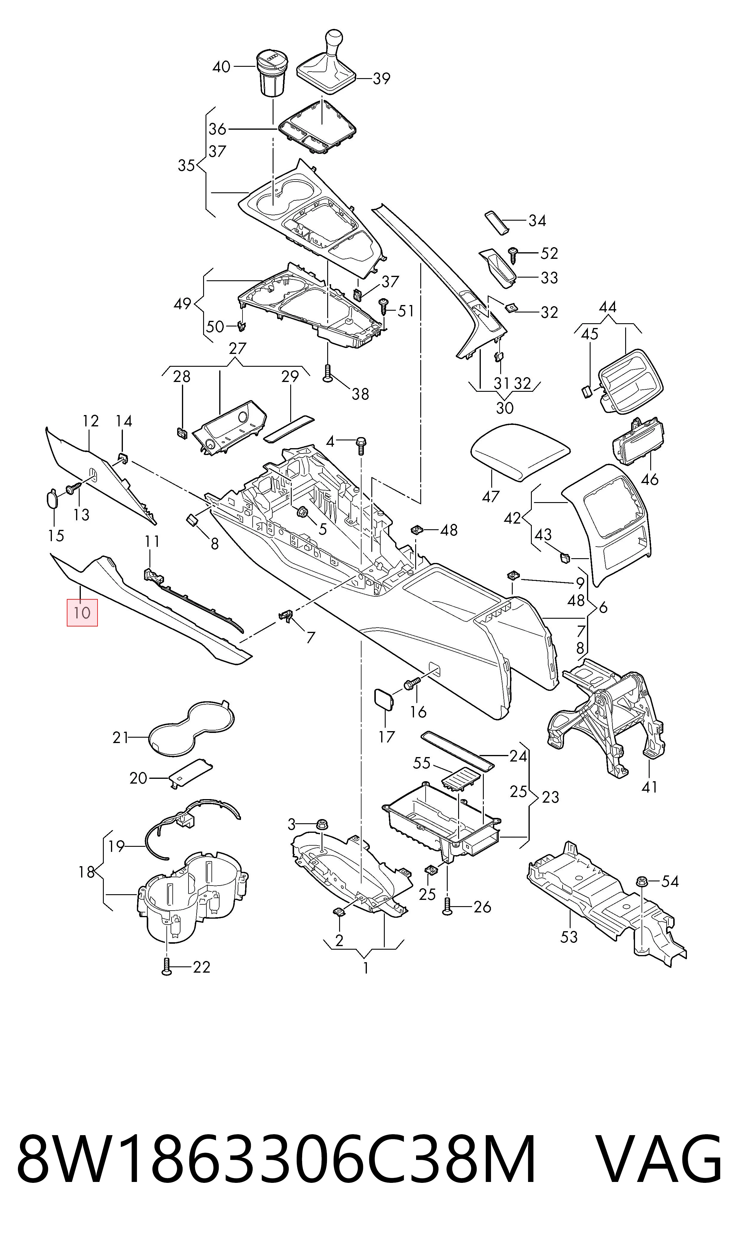 8W1863306C38M VAG 