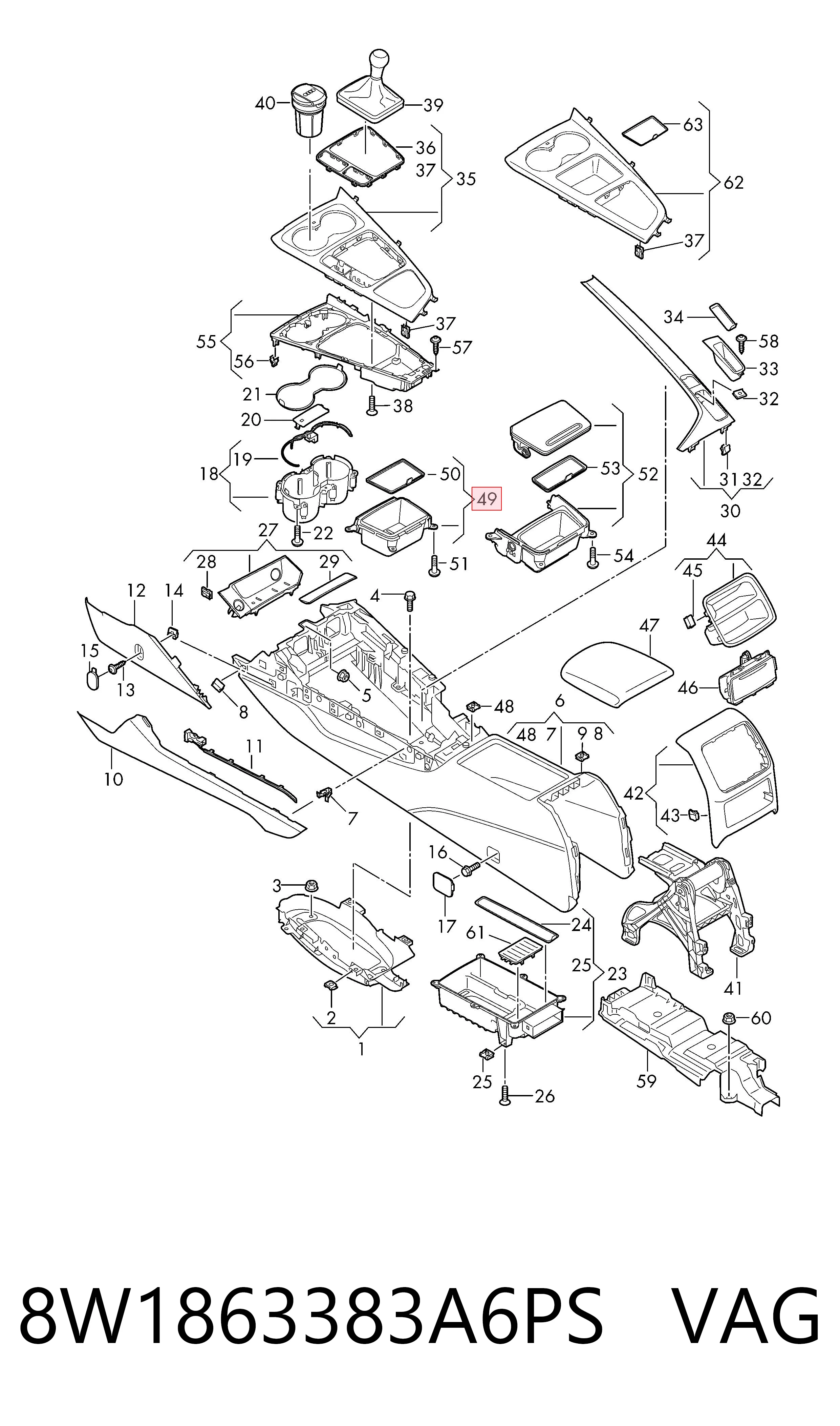 8W1863383A6PS VAG 
