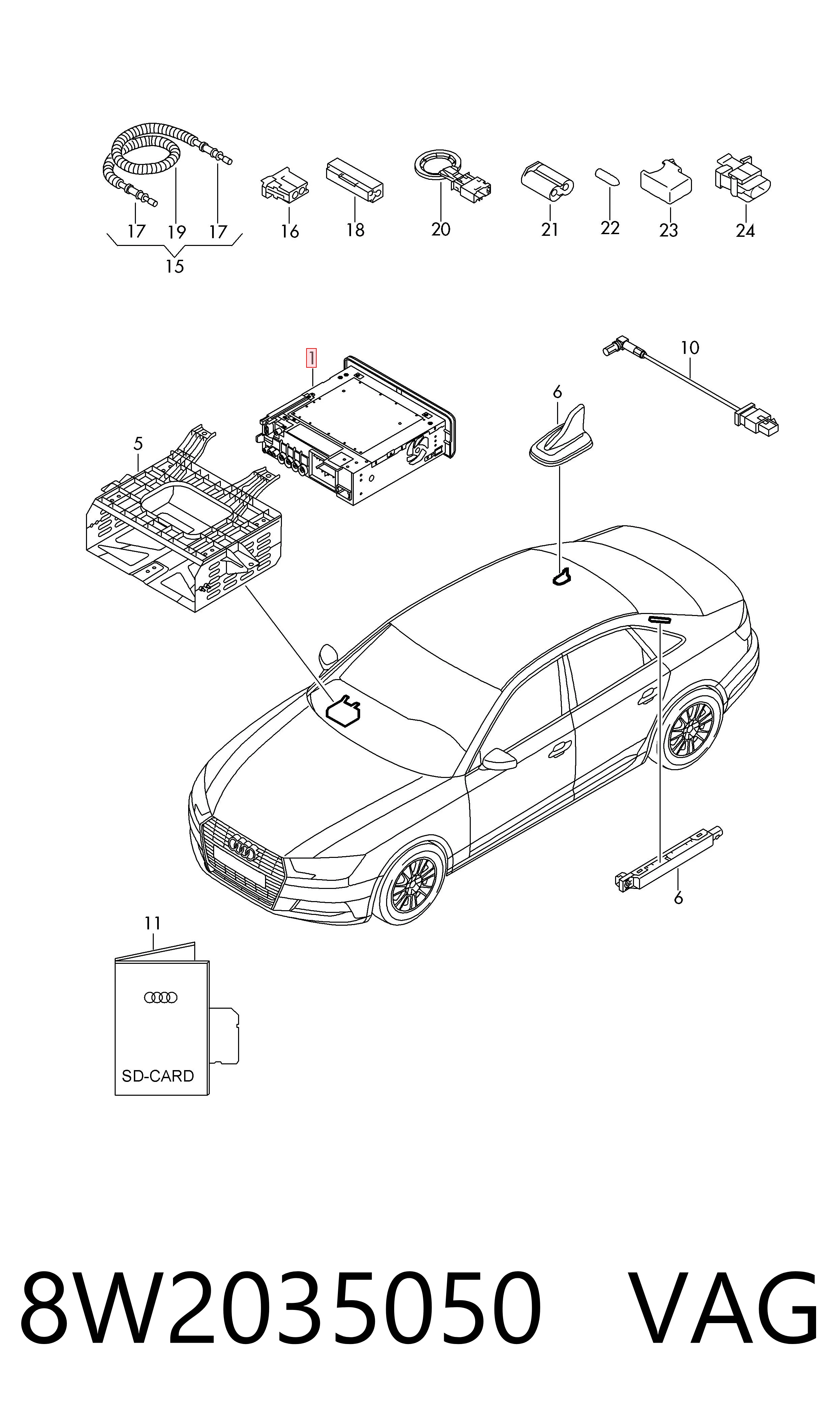 8W2035050 VAG 