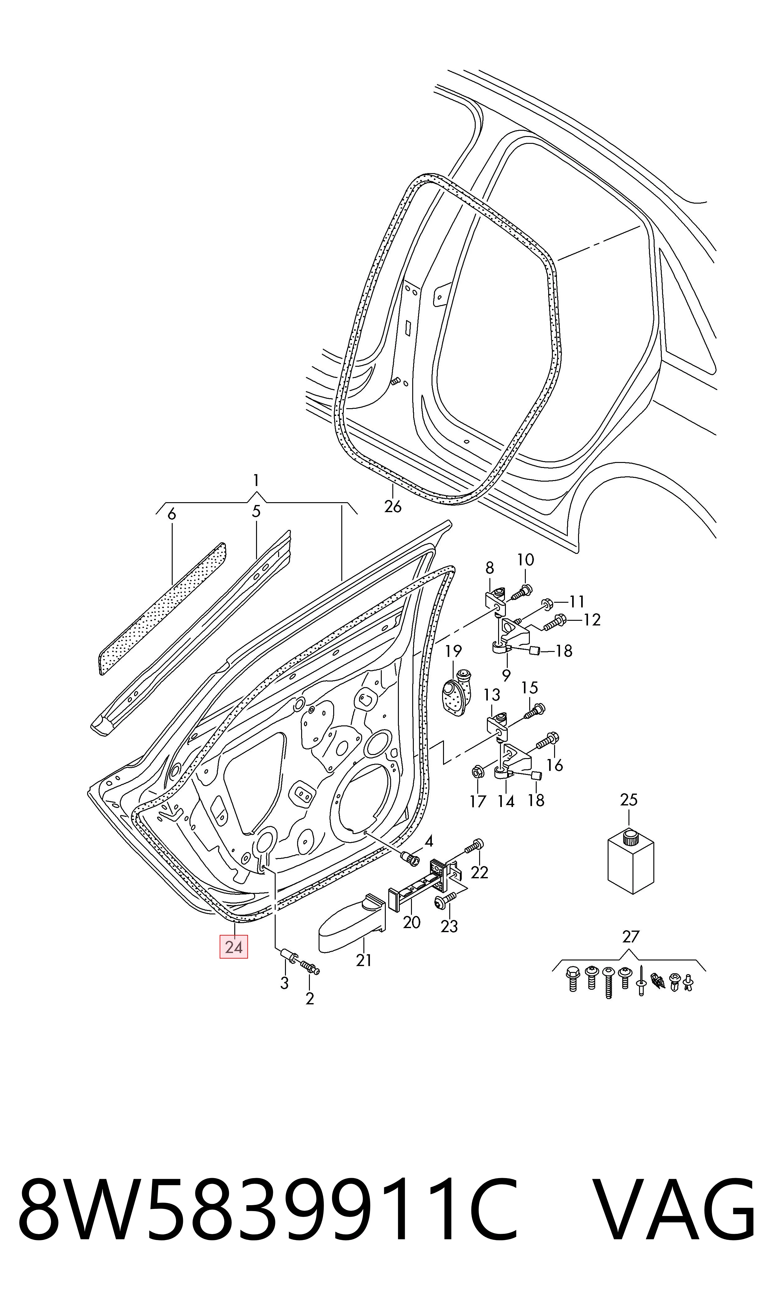 8W5839911C VAG 