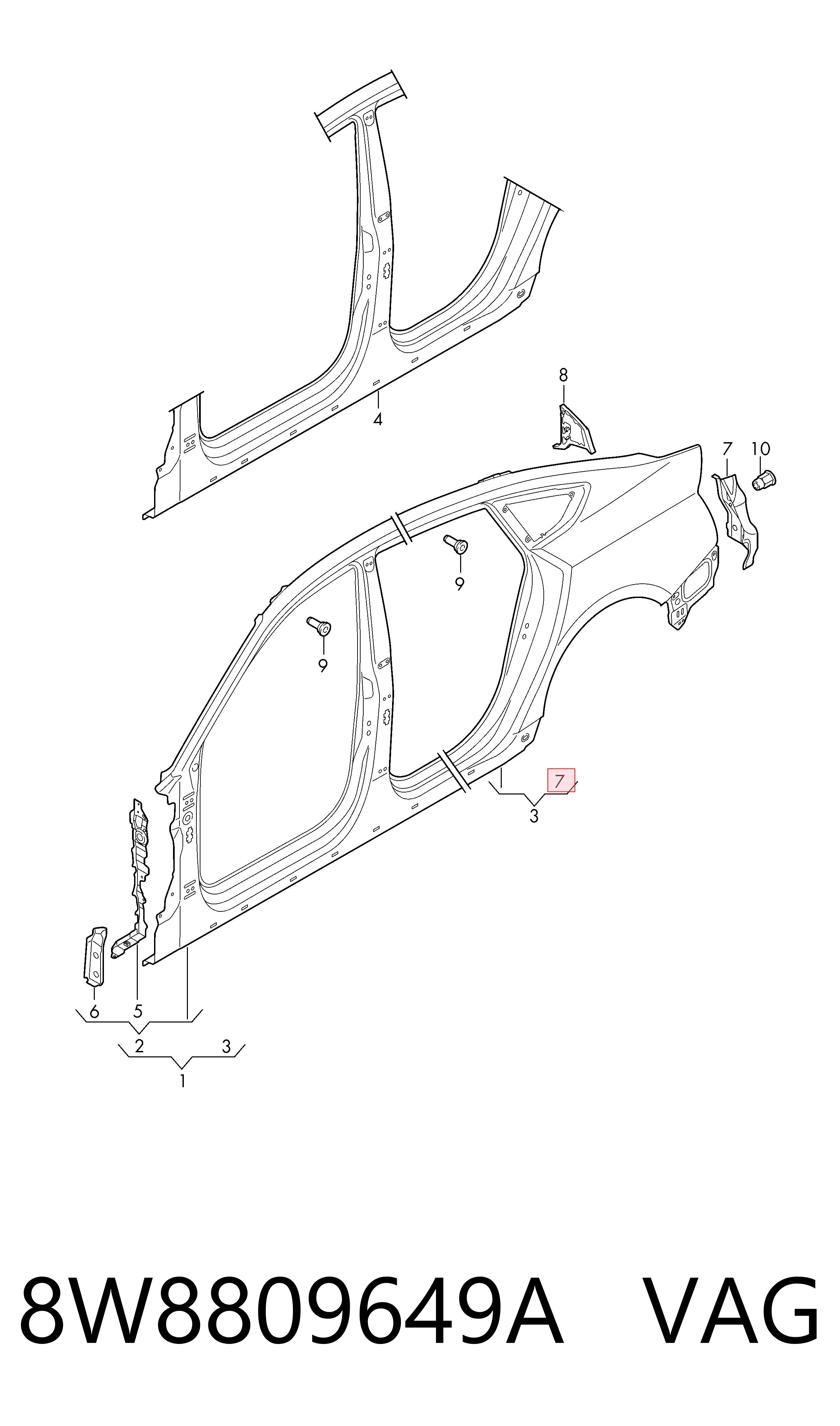 8W8809649A VAG