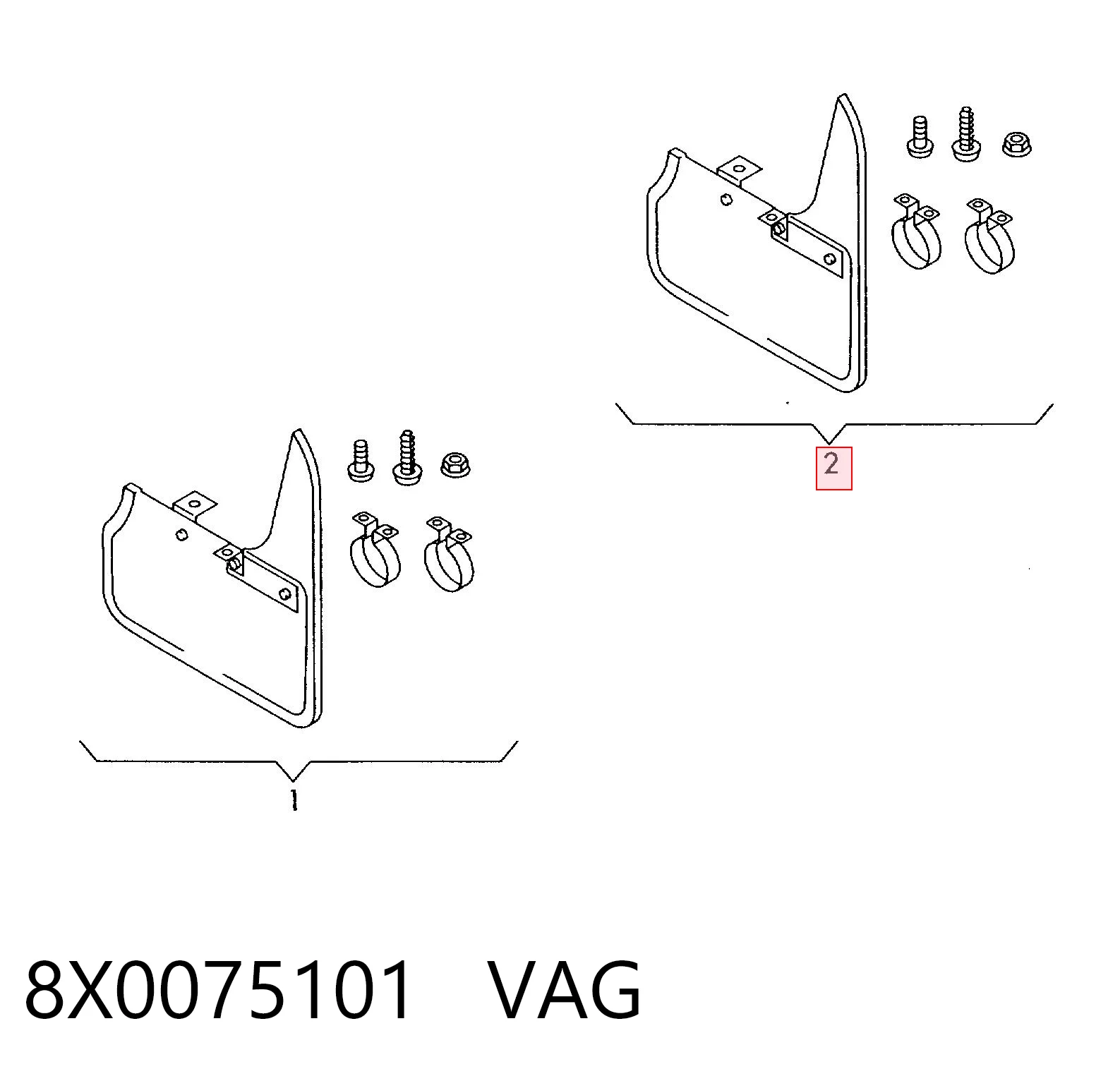 8X0075101 VAG 