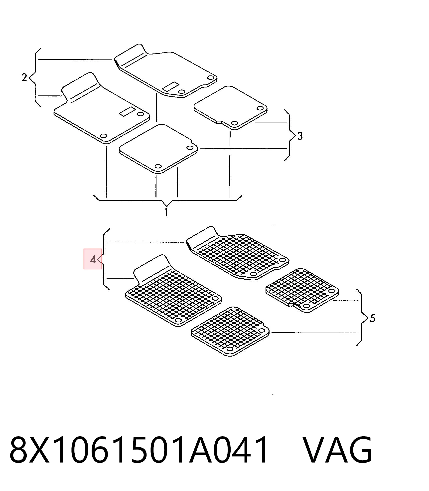 8X1061501A041 VAG 