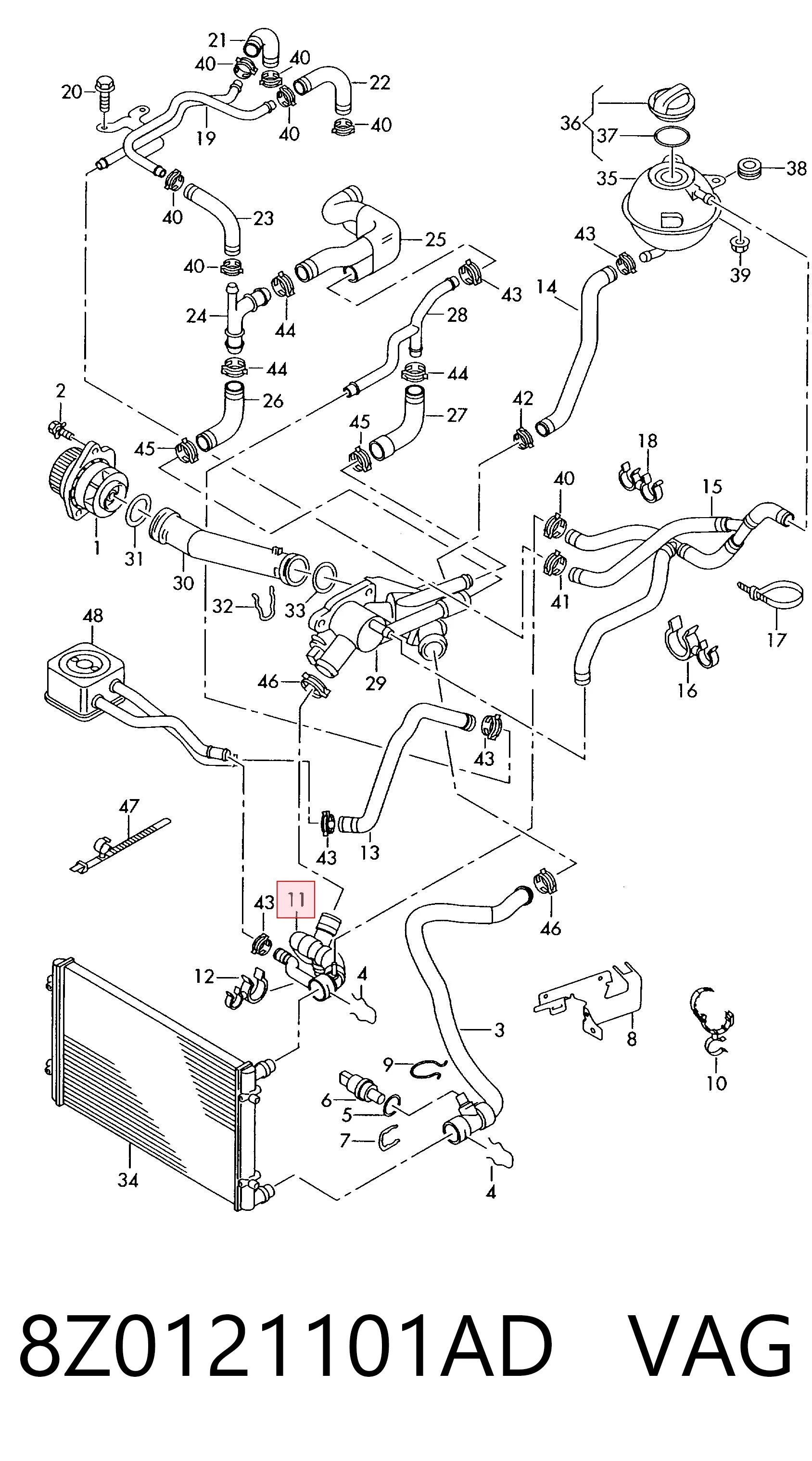 8Z0121101AD VAG